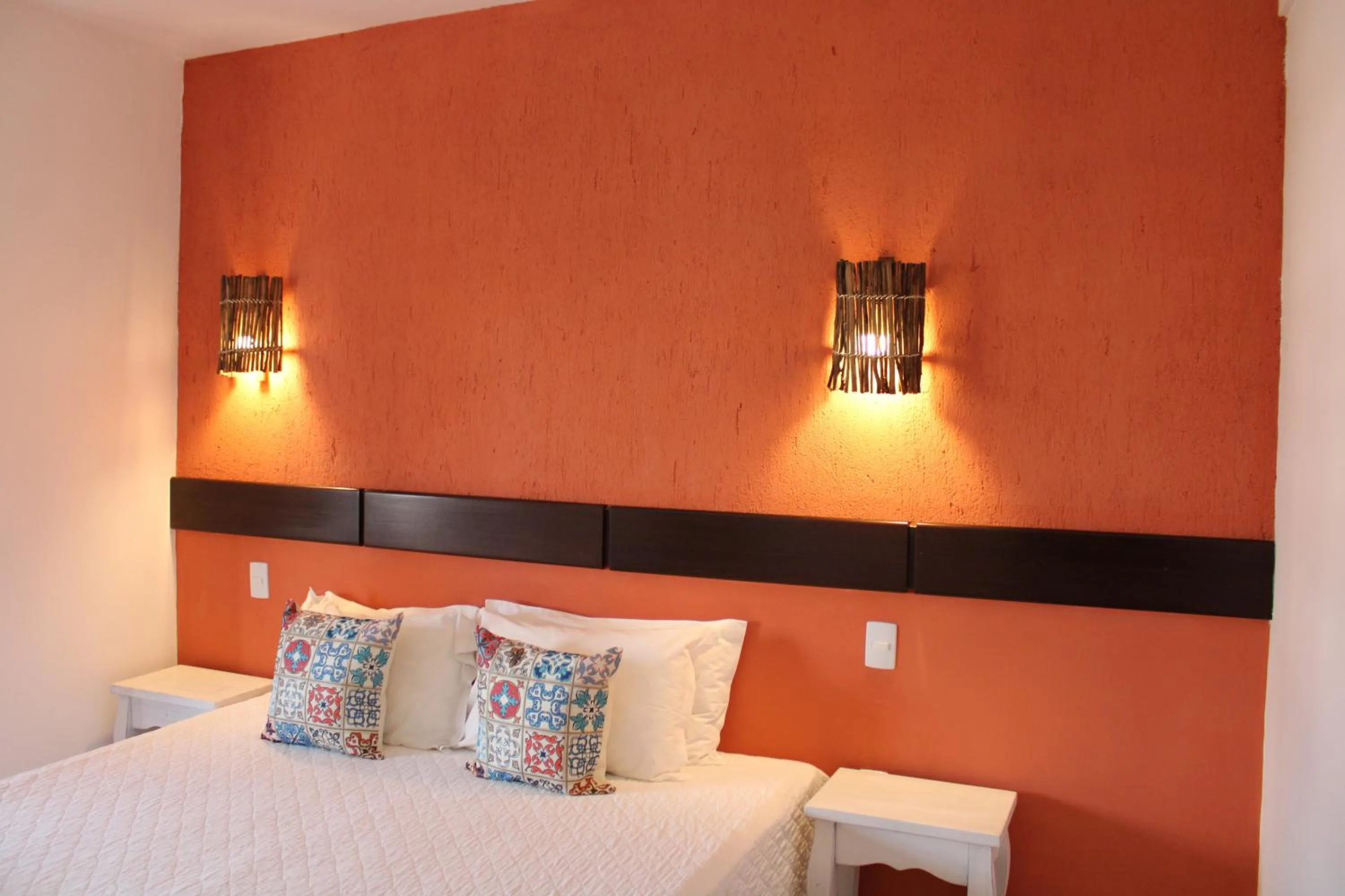 Bed in Pousada Dom Capudi