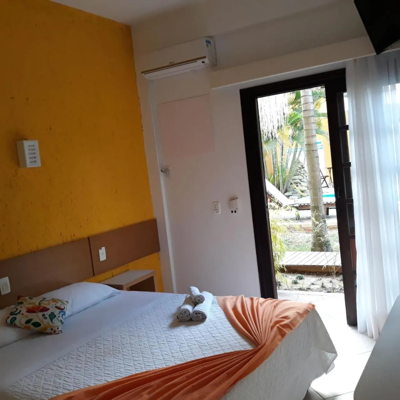 Bed in Pousada Dom Capudi