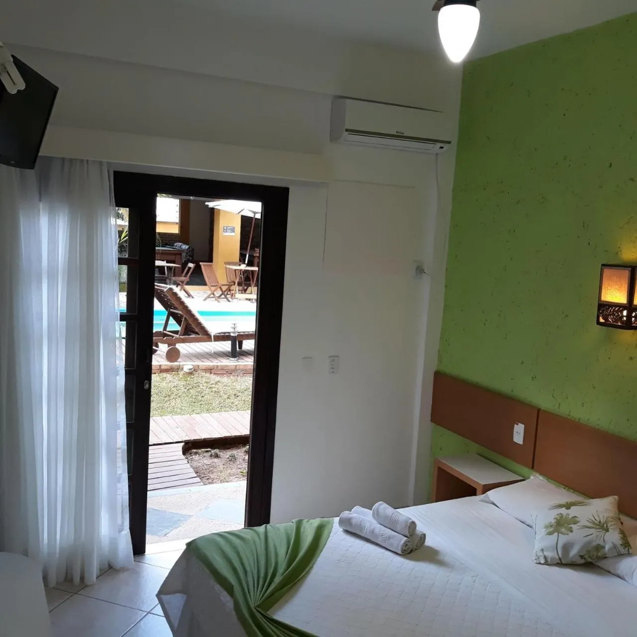 Bed in Pousada Dom Capudi