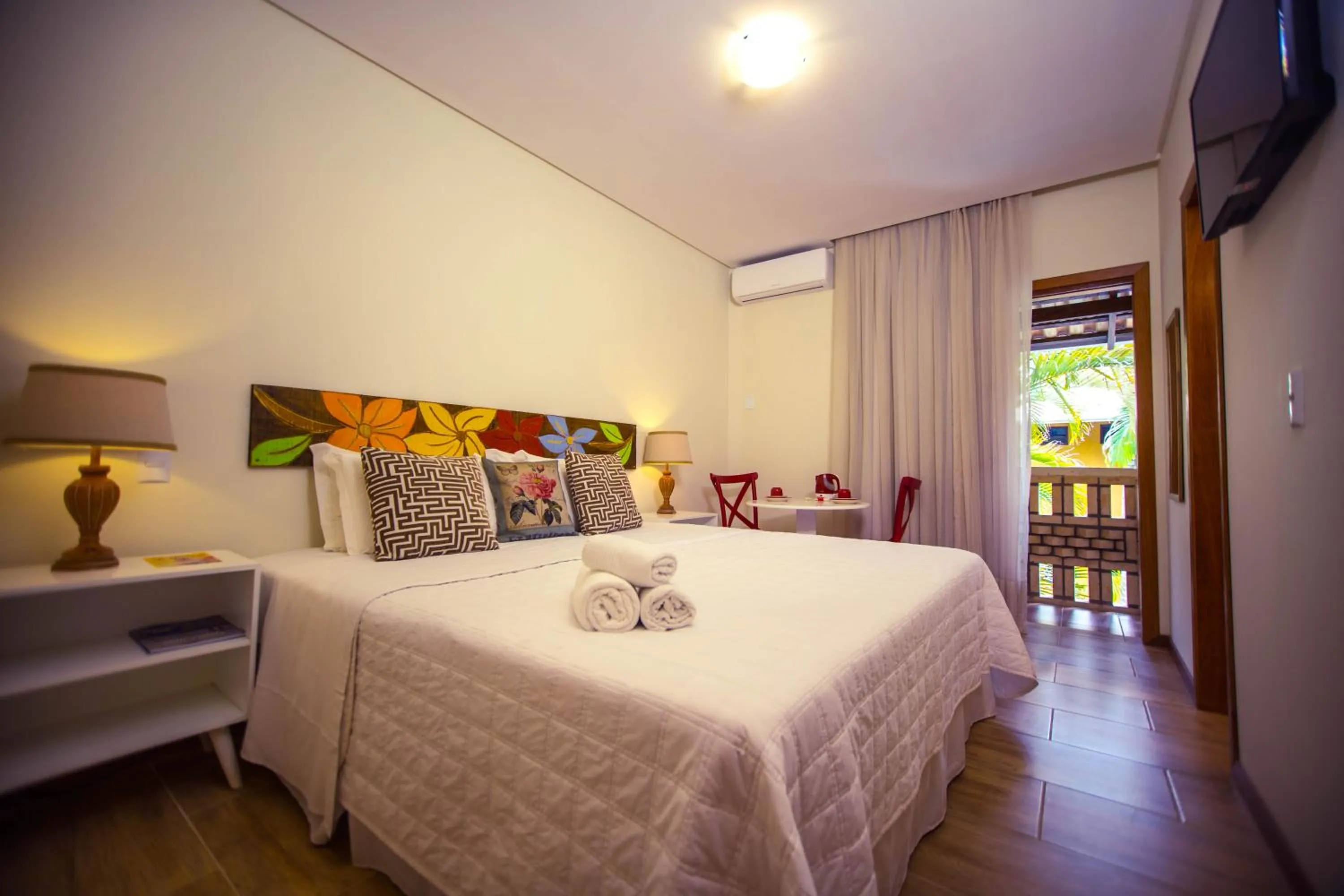 Bed in Pousada Dom Capudi