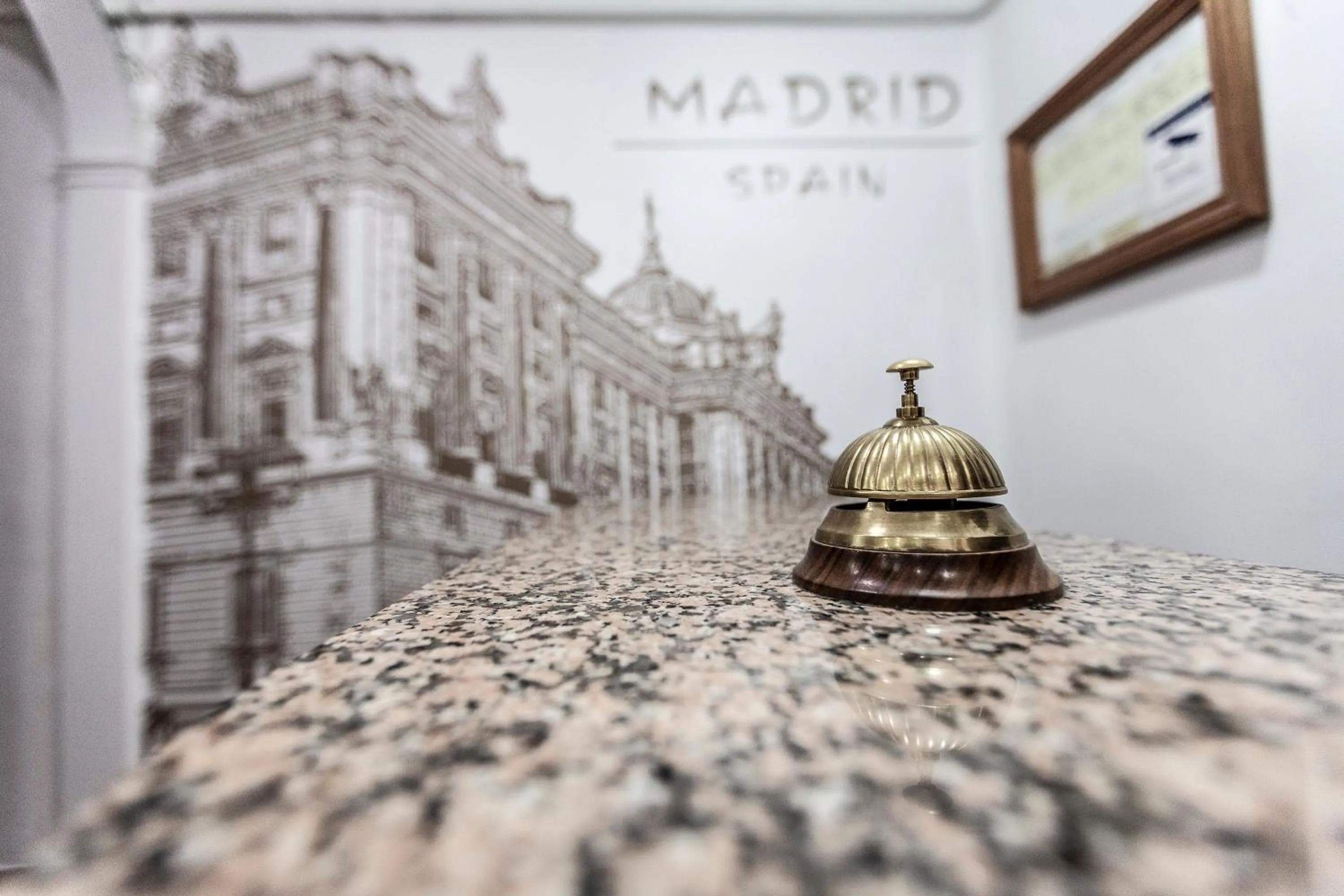 Lobby or reception in Hostal María Luisa