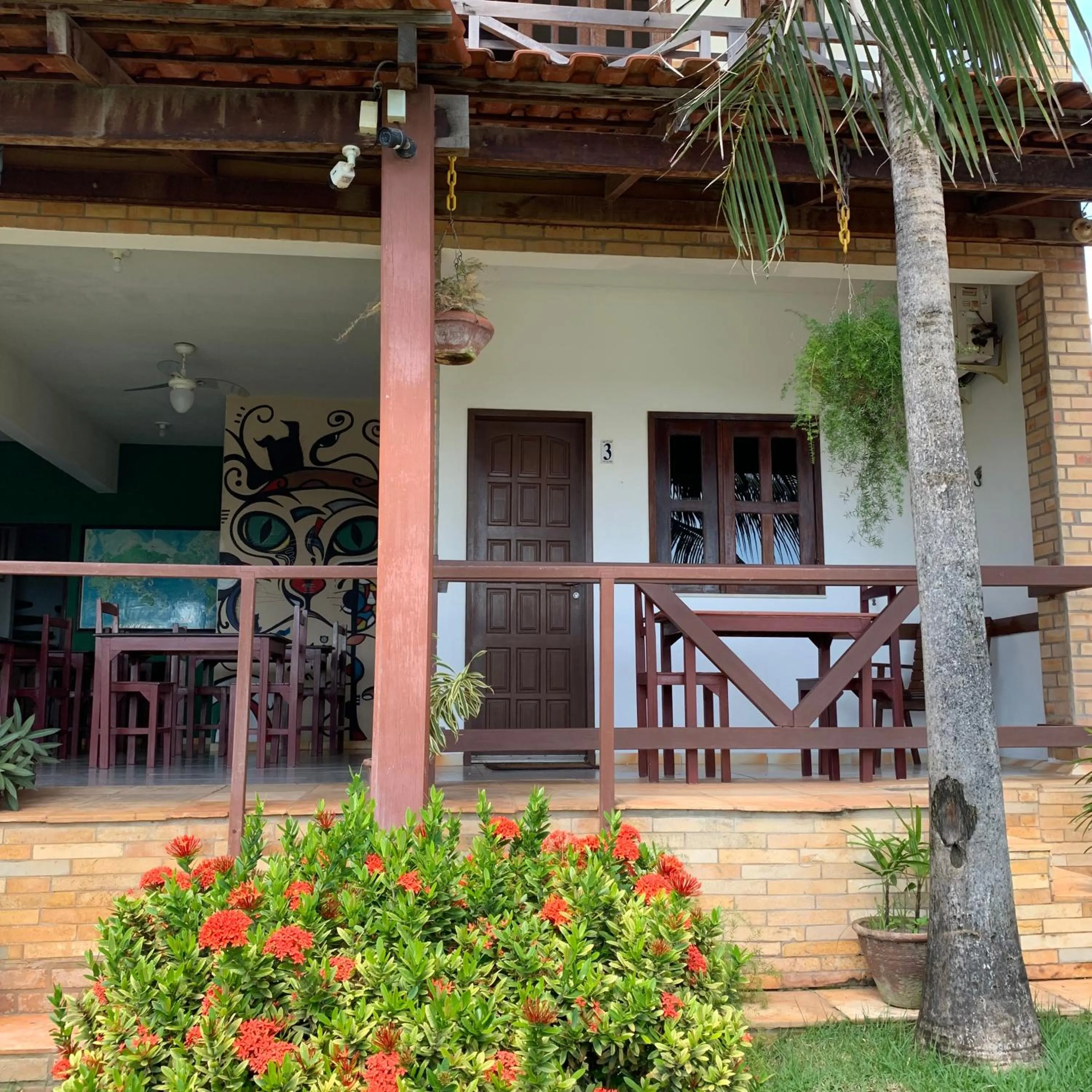 Garden view in Residenza Canoa