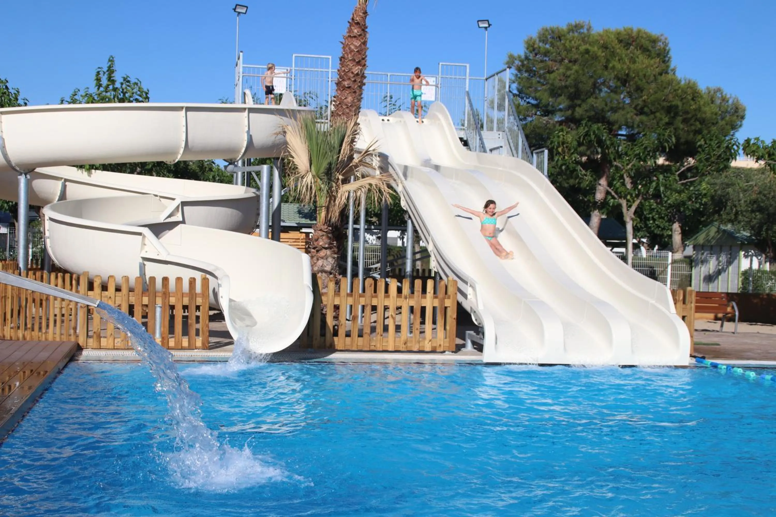 Aqua park in Camping Platja Cambrils
