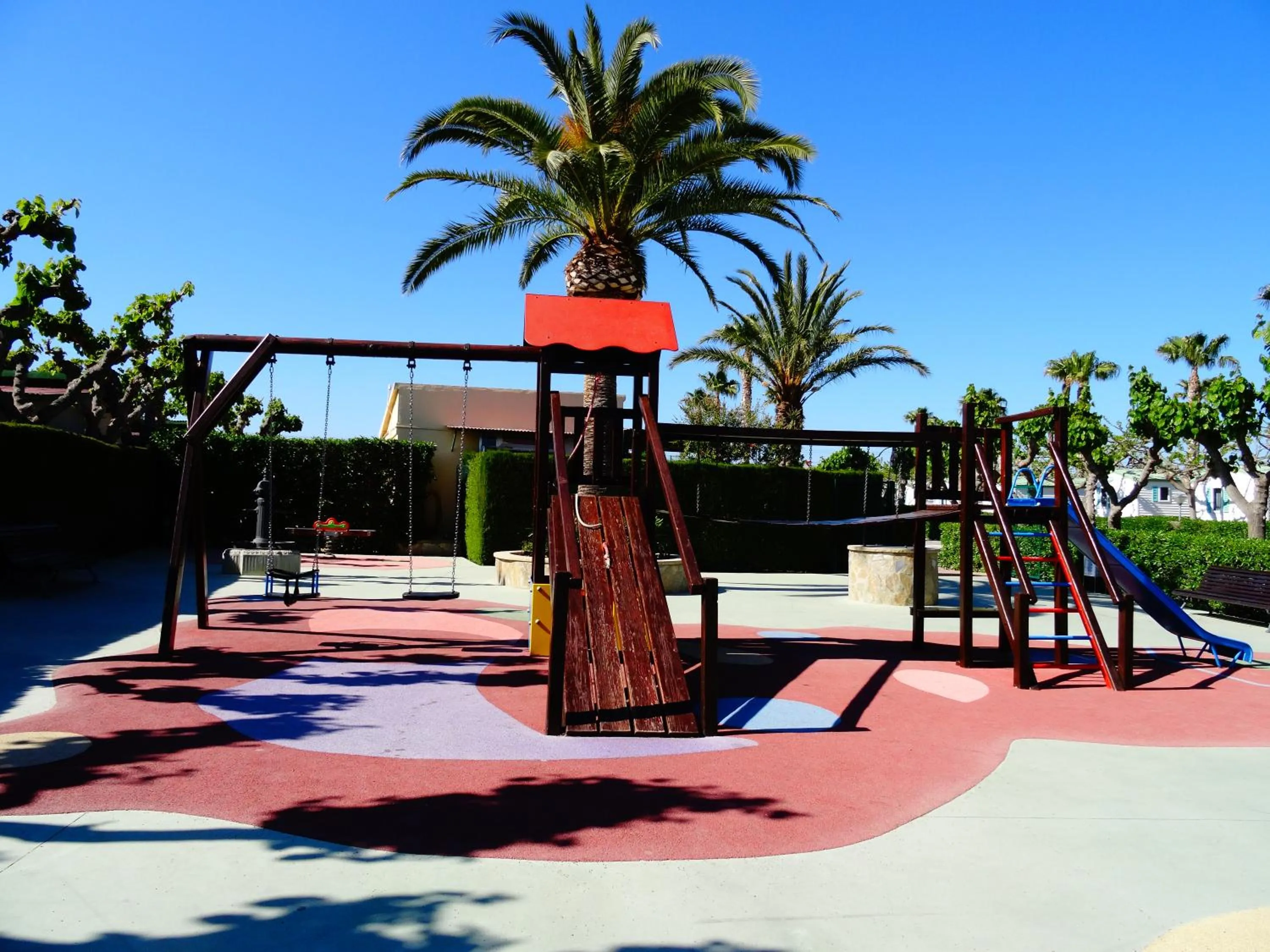 Children play ground in Camping Platja Cambrils