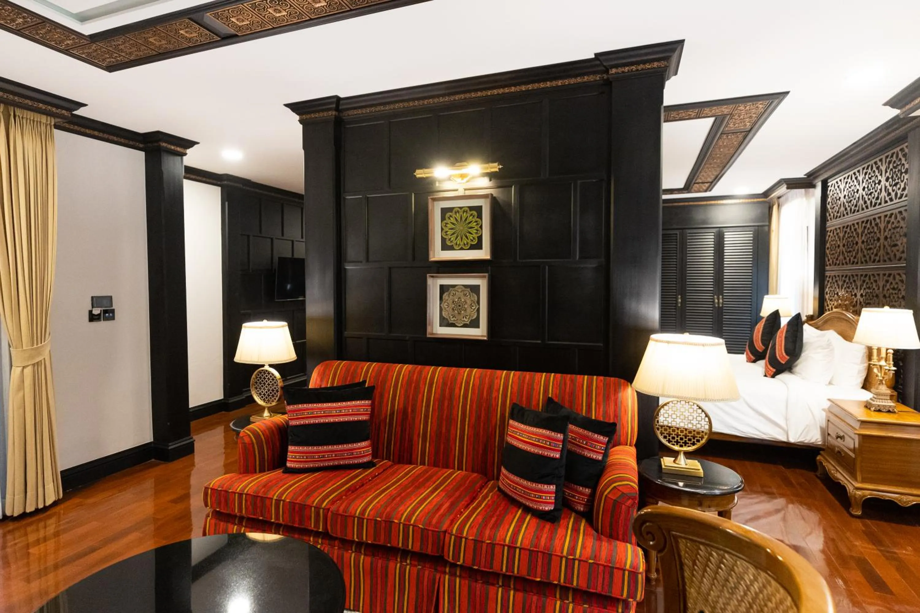 Bed in Lanna Resort Chiang Mai