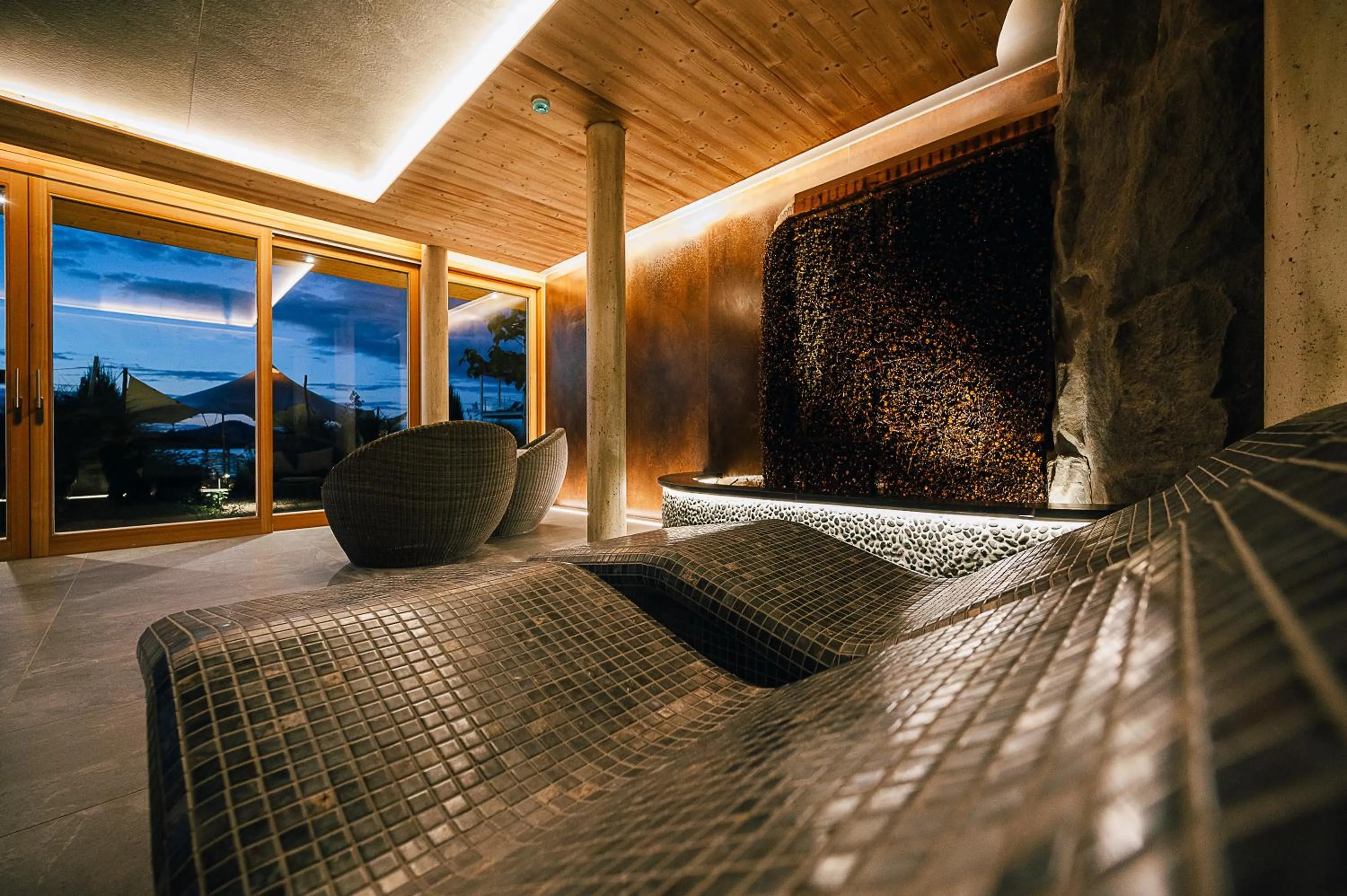 Sauna, Bed in Insel der Sinne