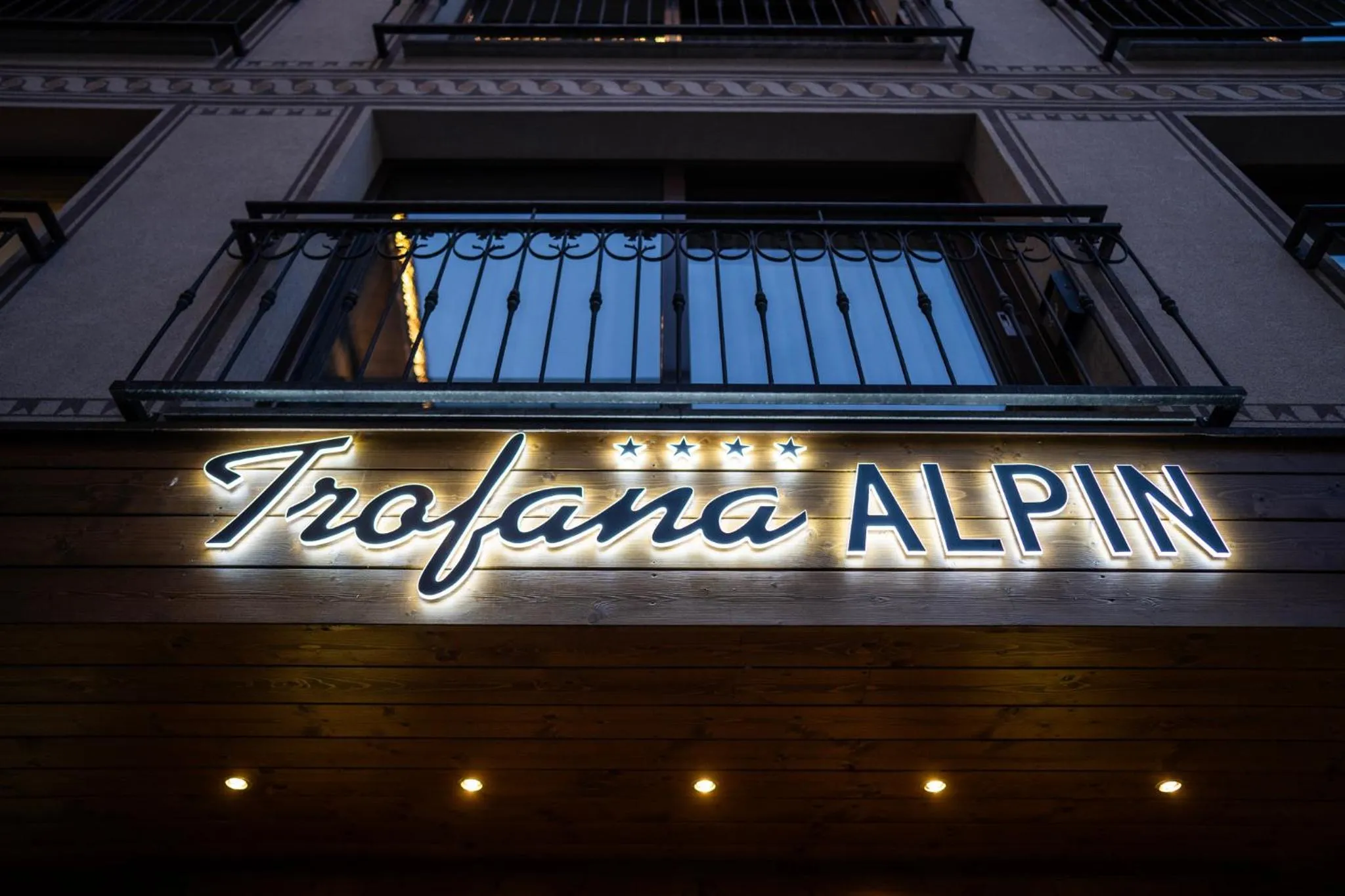 Property building in Hotel Trofana Alpin