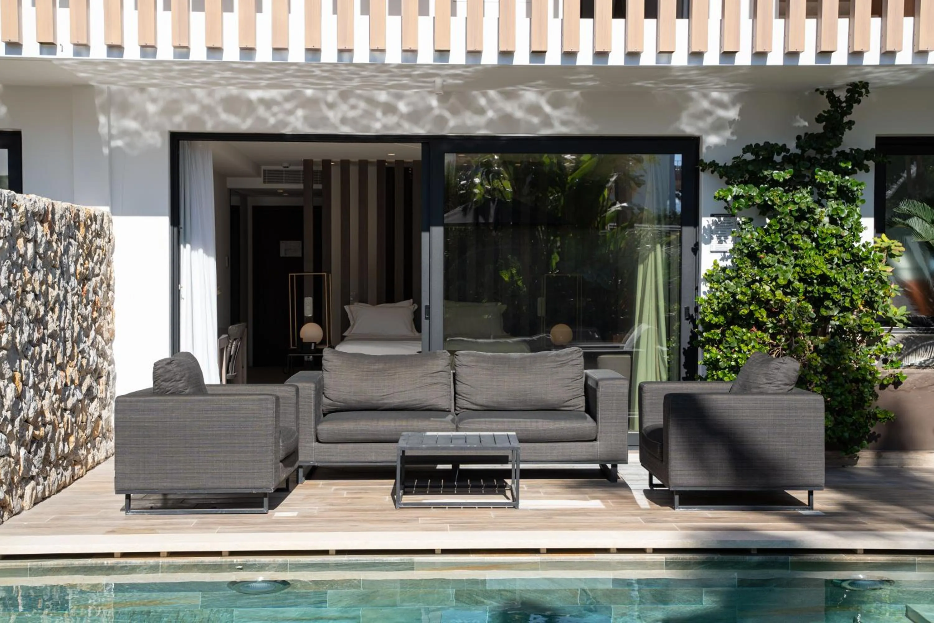 Patio in Lango Design Hotel & Spa, Adults Only