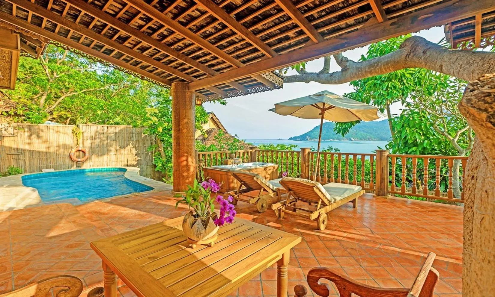 Balcony/Terrace in Santhiya Koh Phangan Resort and Spa