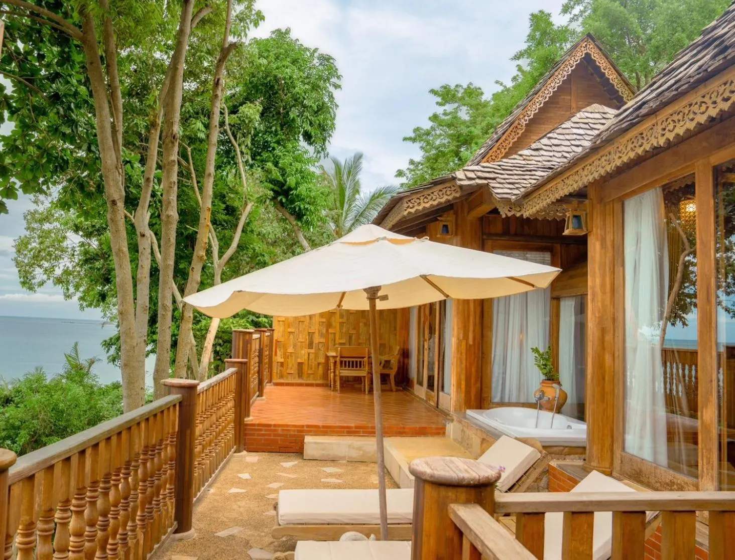 Balcony/Terrace in Santhiya Koh Phangan Resort and Spa