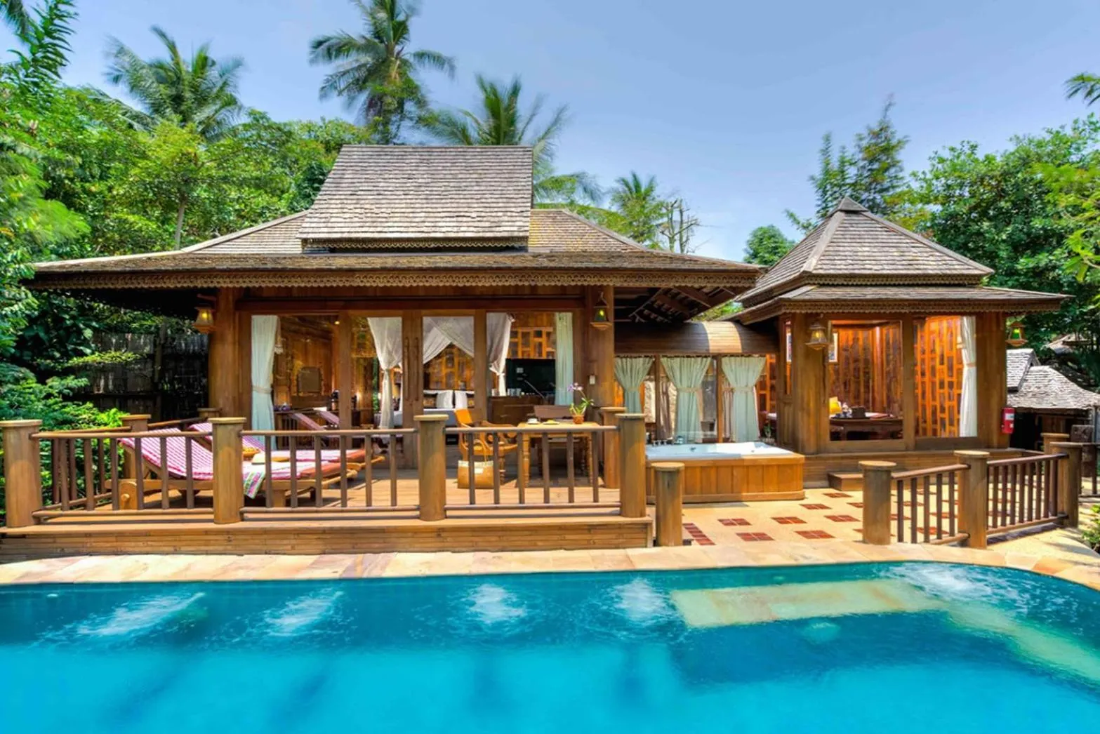 Garden view in Santhiya Koh Phangan Resort and Spa