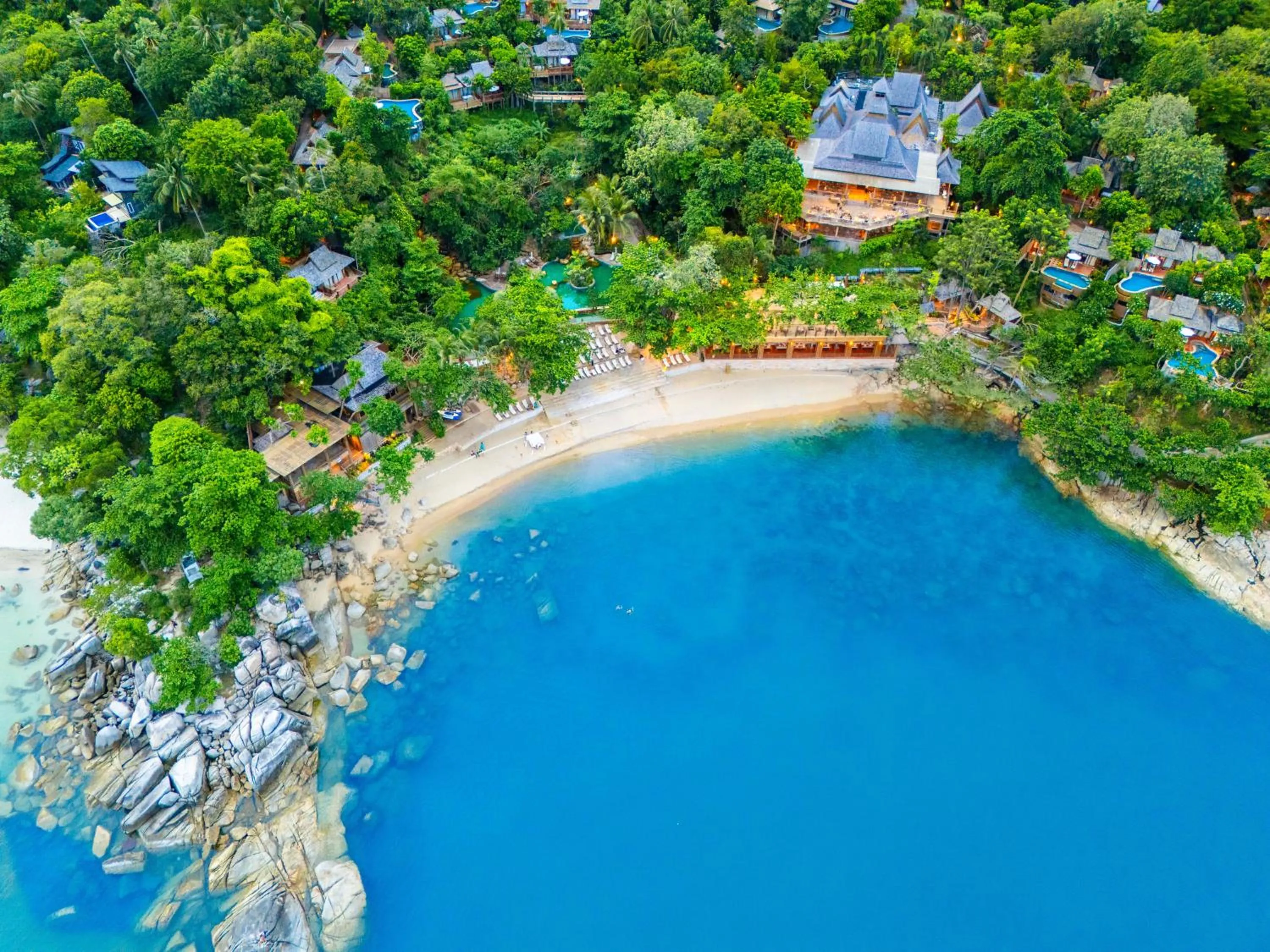 Bird's eye view in Santhiya Koh Phangan Resort and Spa