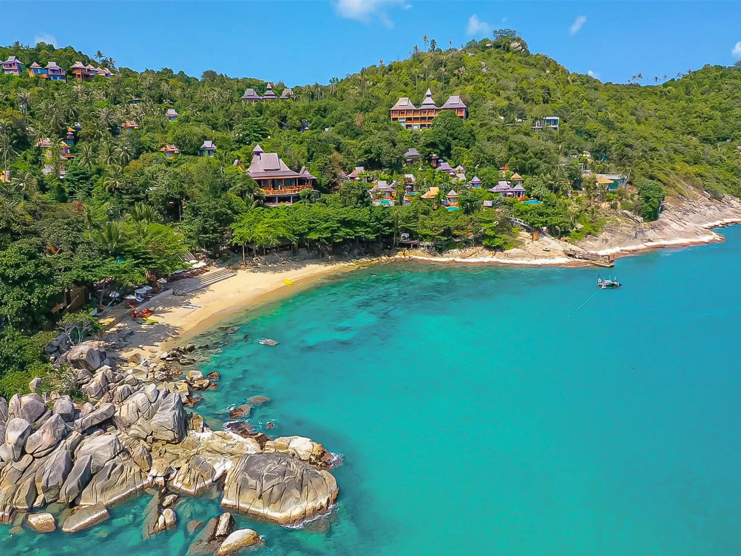 Natural landscape in Santhiya Koh Phangan Resort and Spa