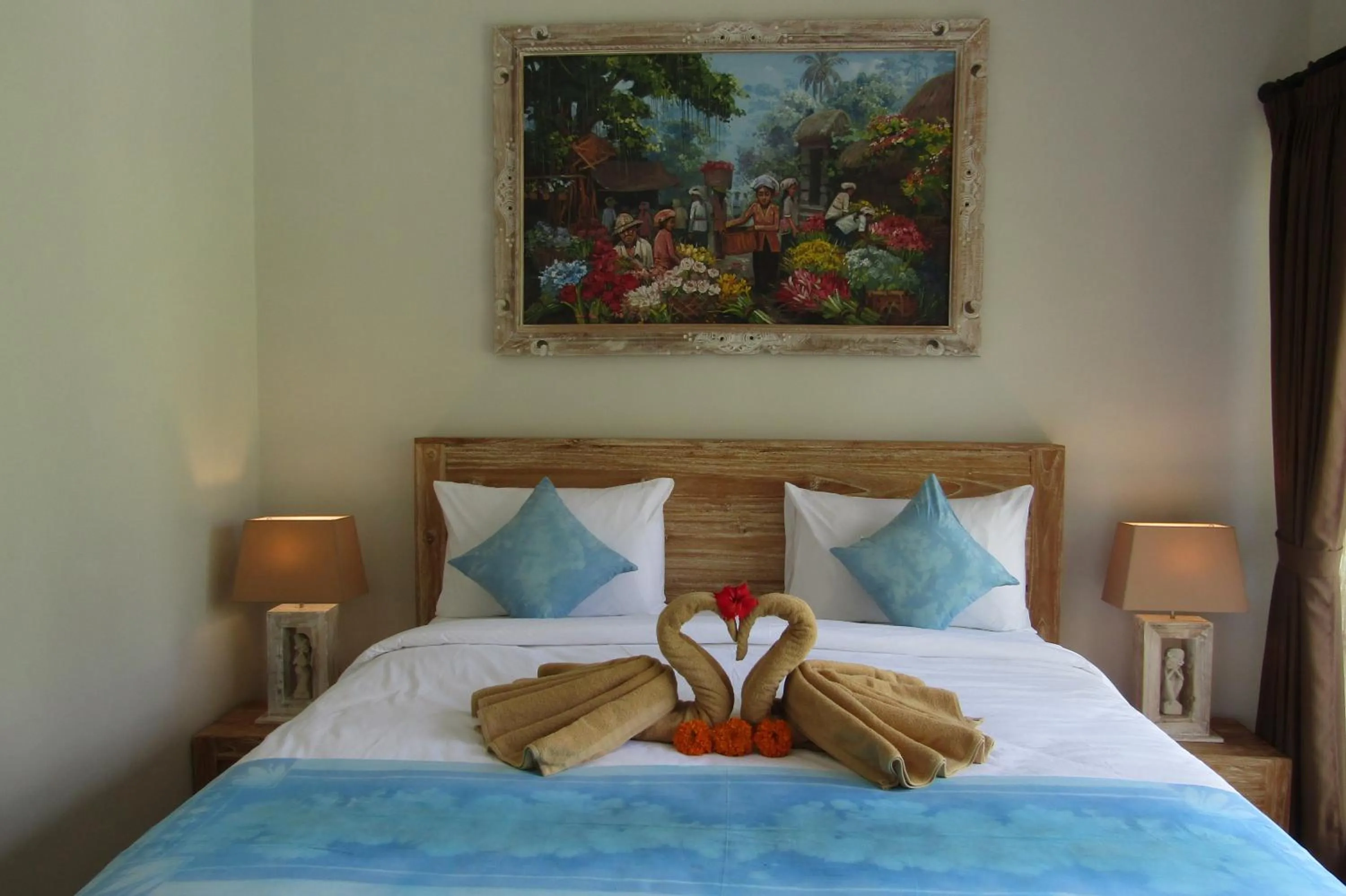 Bed in Recep Bungalow