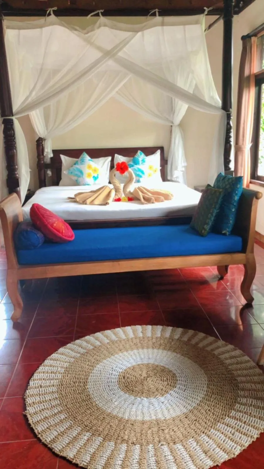 Bed in Recep Bungalow