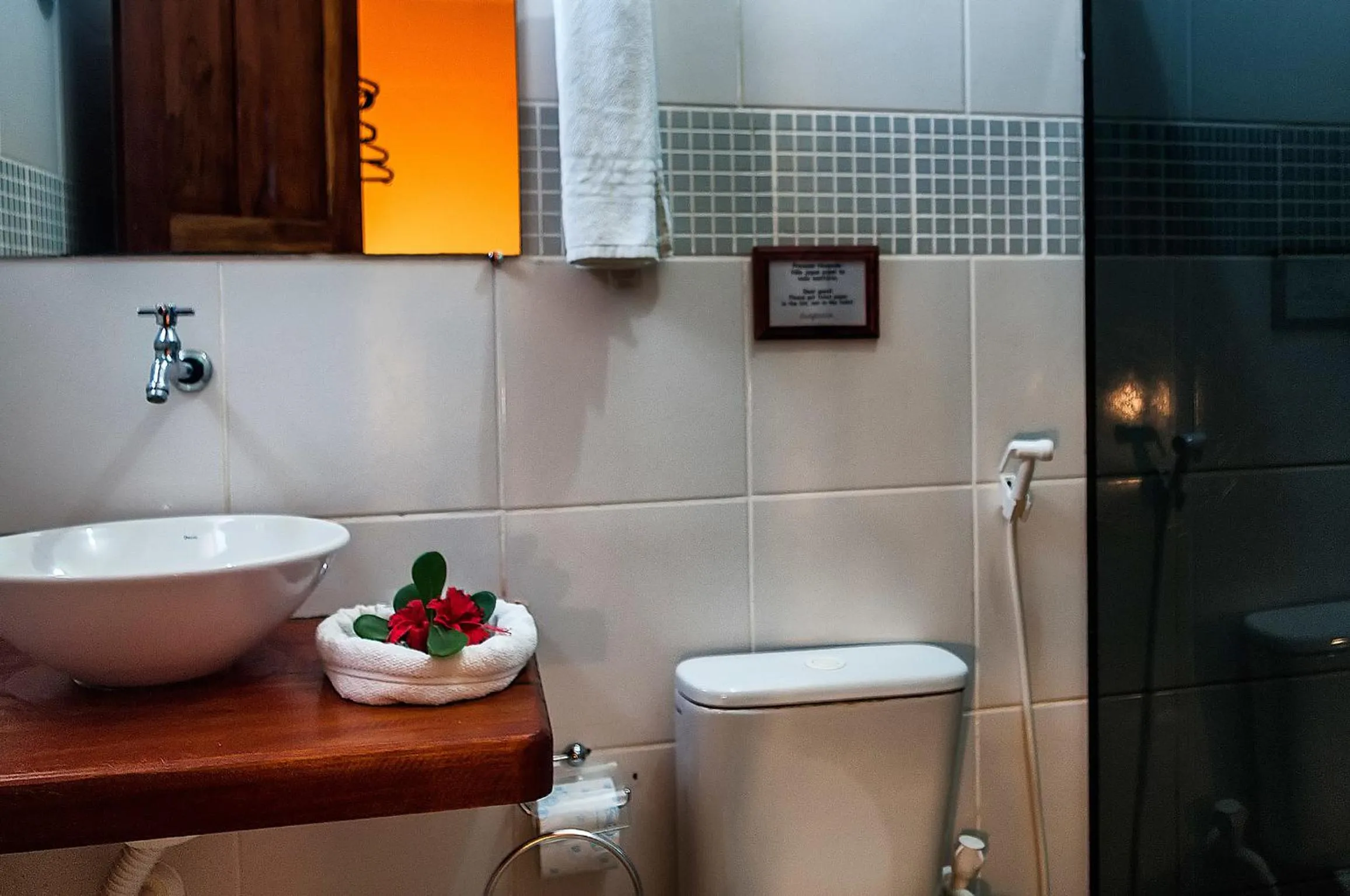 Bathroom in Pousada California