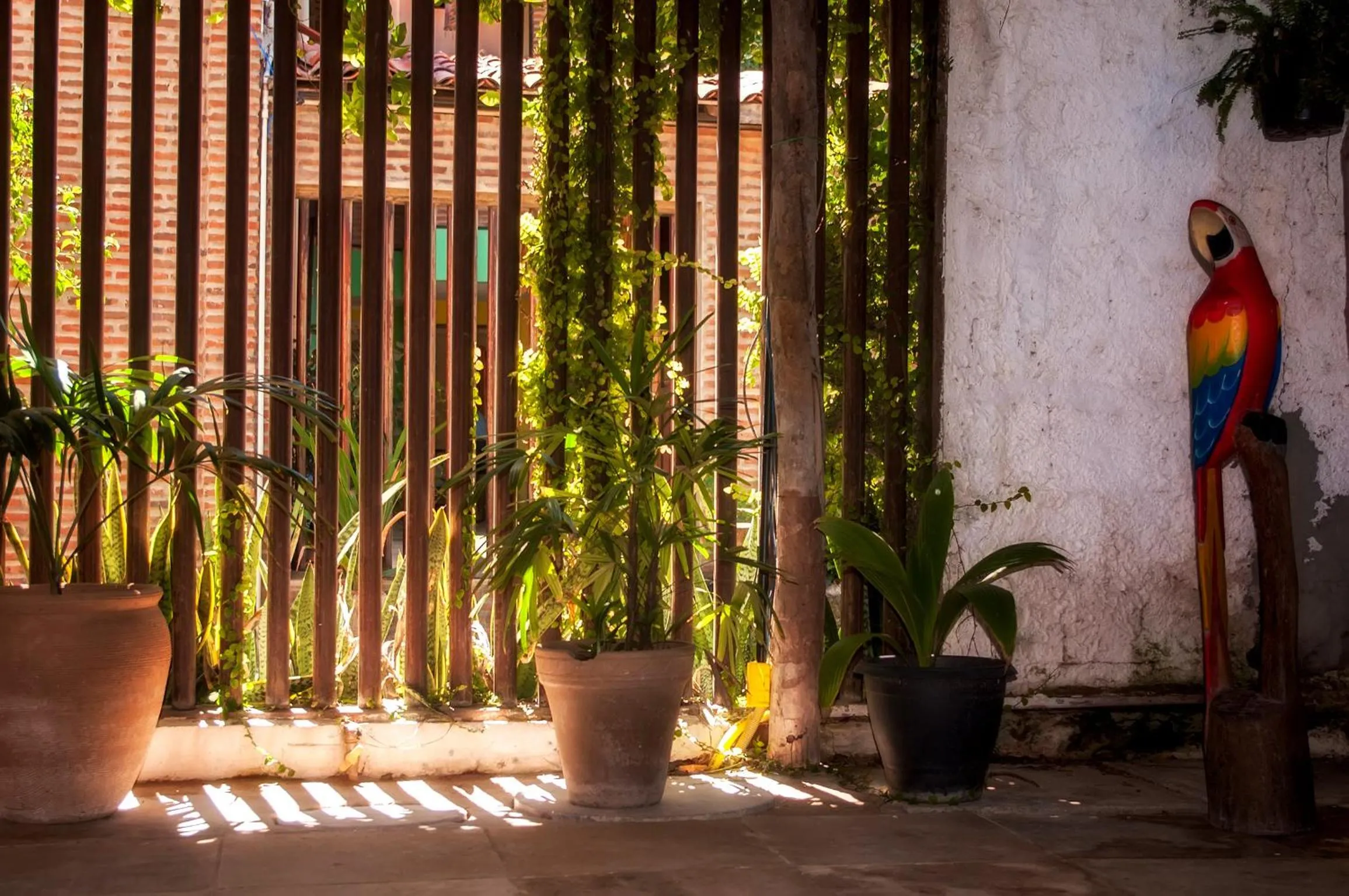 Decorative detail in Pousada California