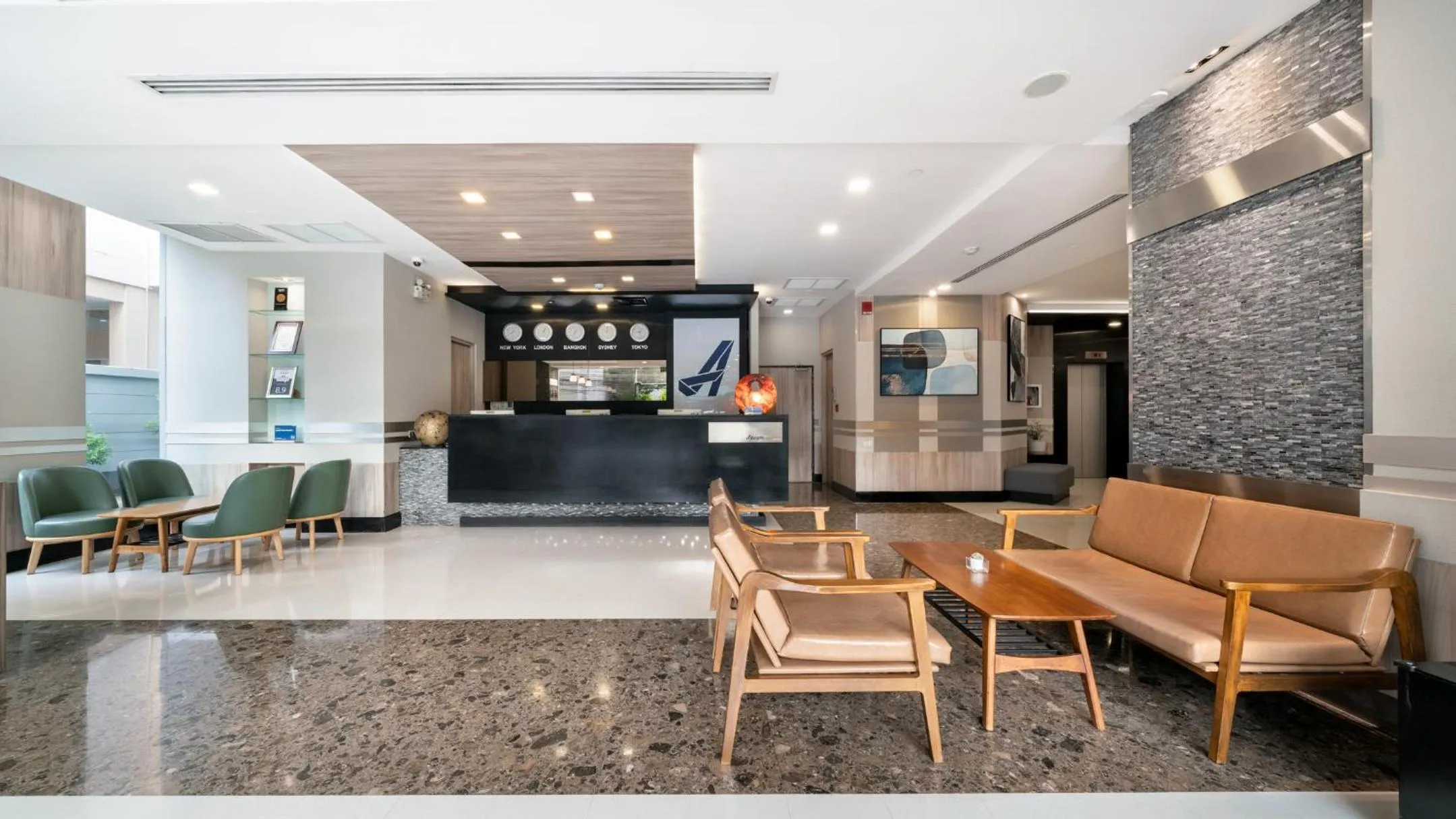 Lobby or reception in Adelphi Suites Bangkok