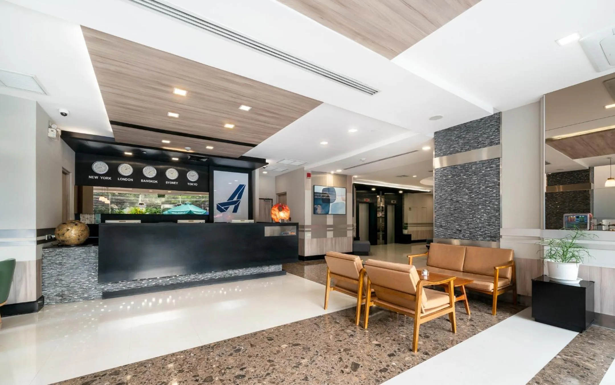 Lobby or reception in Adelphi Suites Bangkok