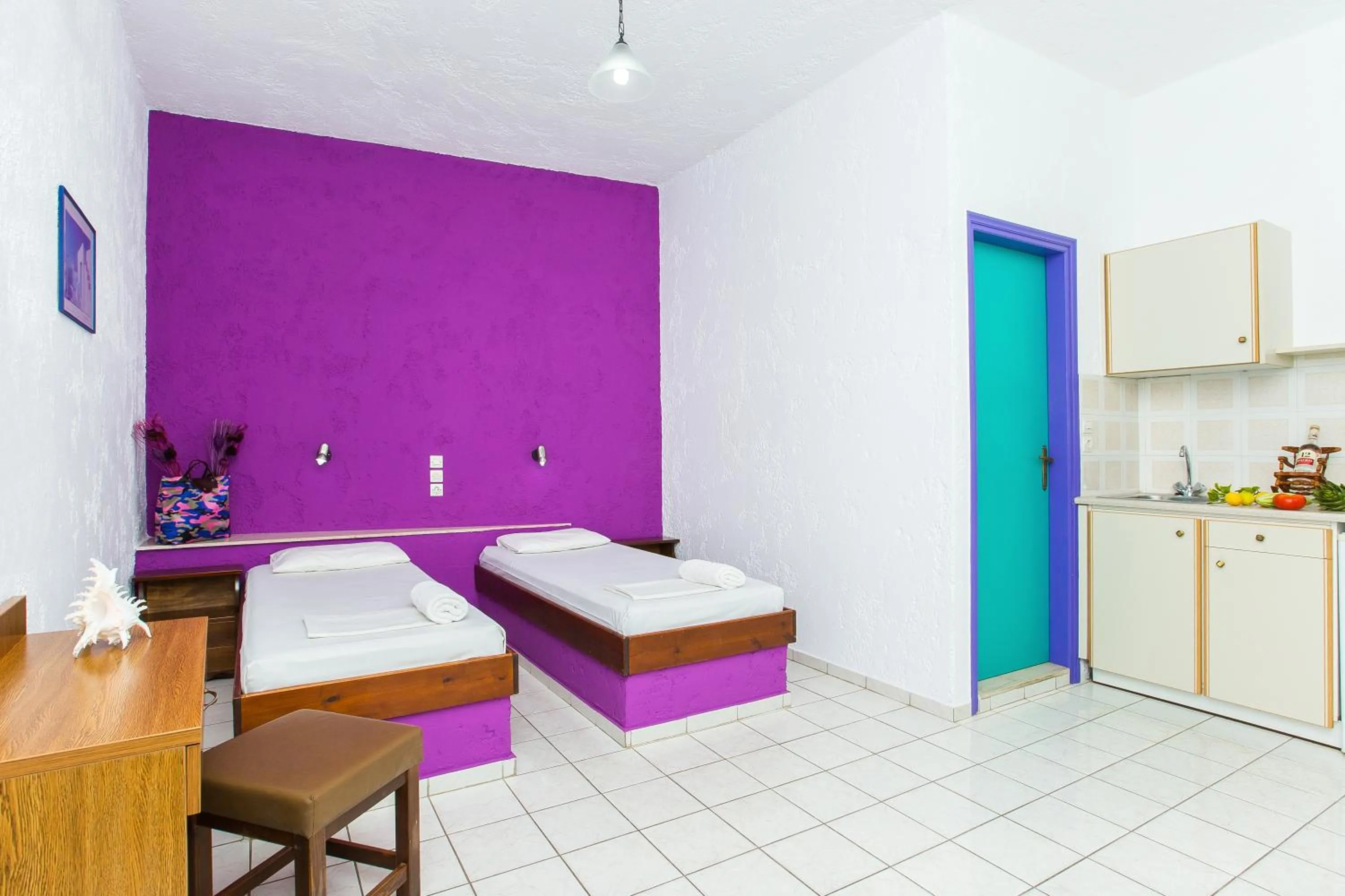 Bedroom in Litsa Studios