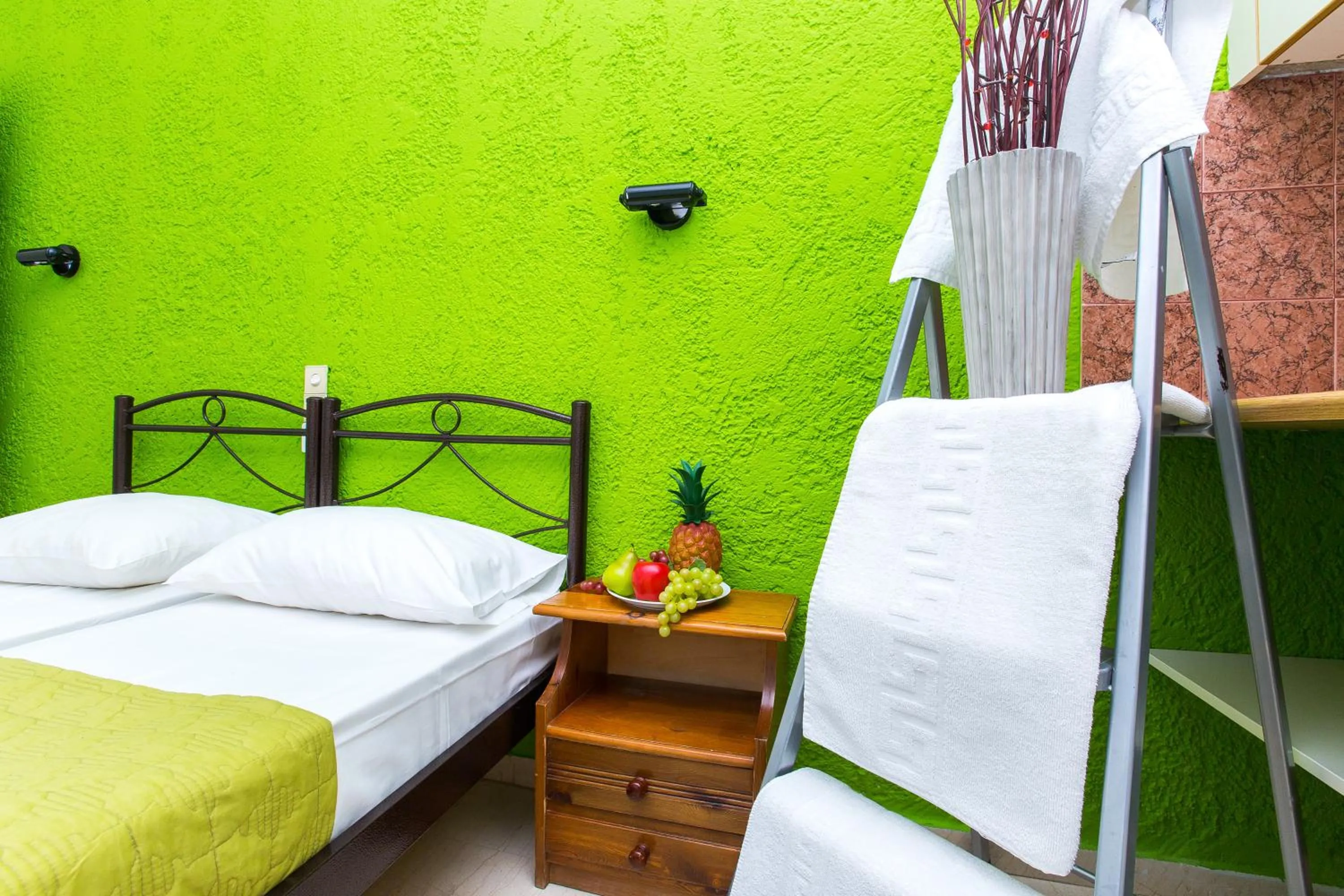 Bedroom, Bed in Litsa Studios