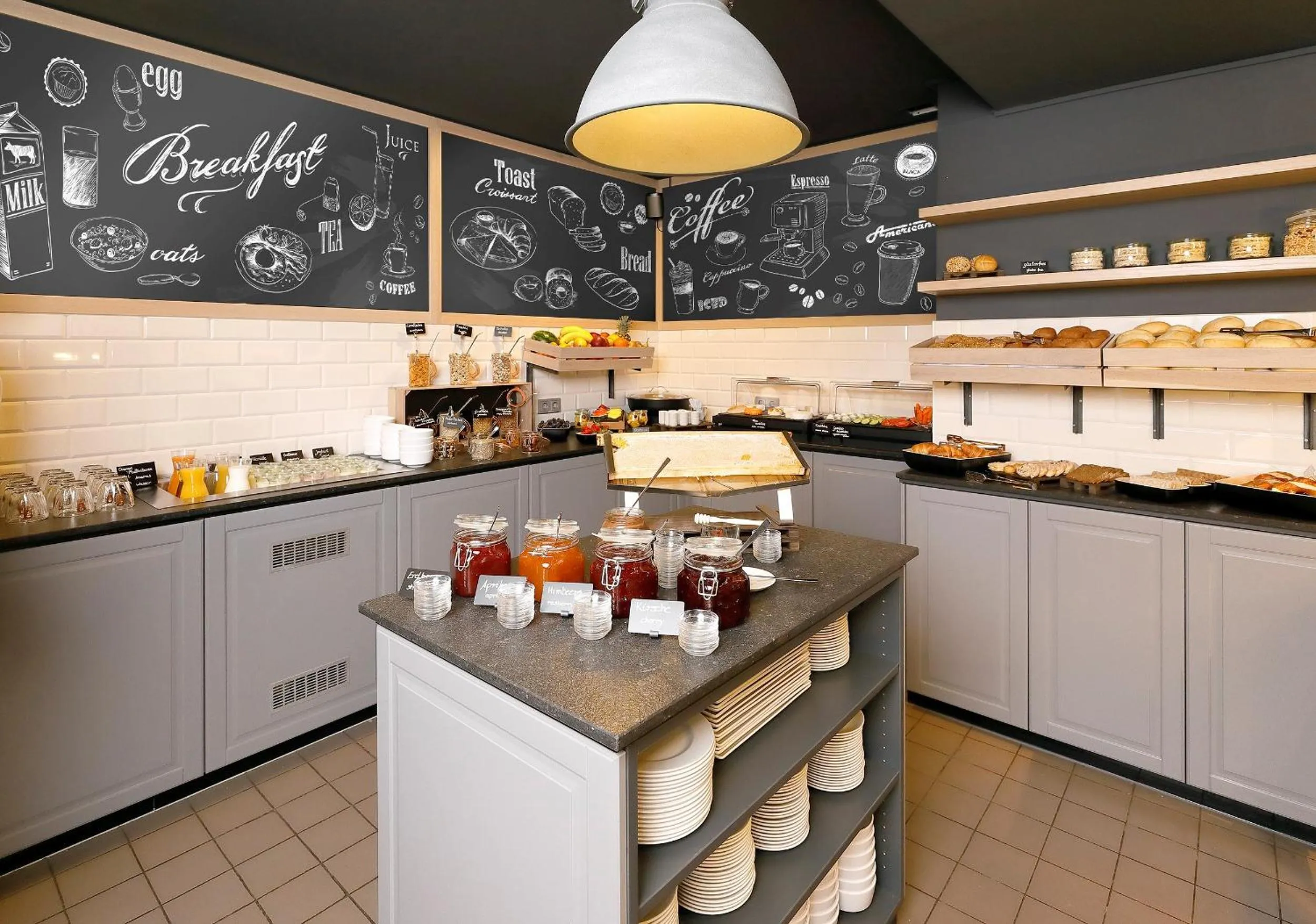 Restaurant/places to eat in Coffee Fellows Hotel Dortmund