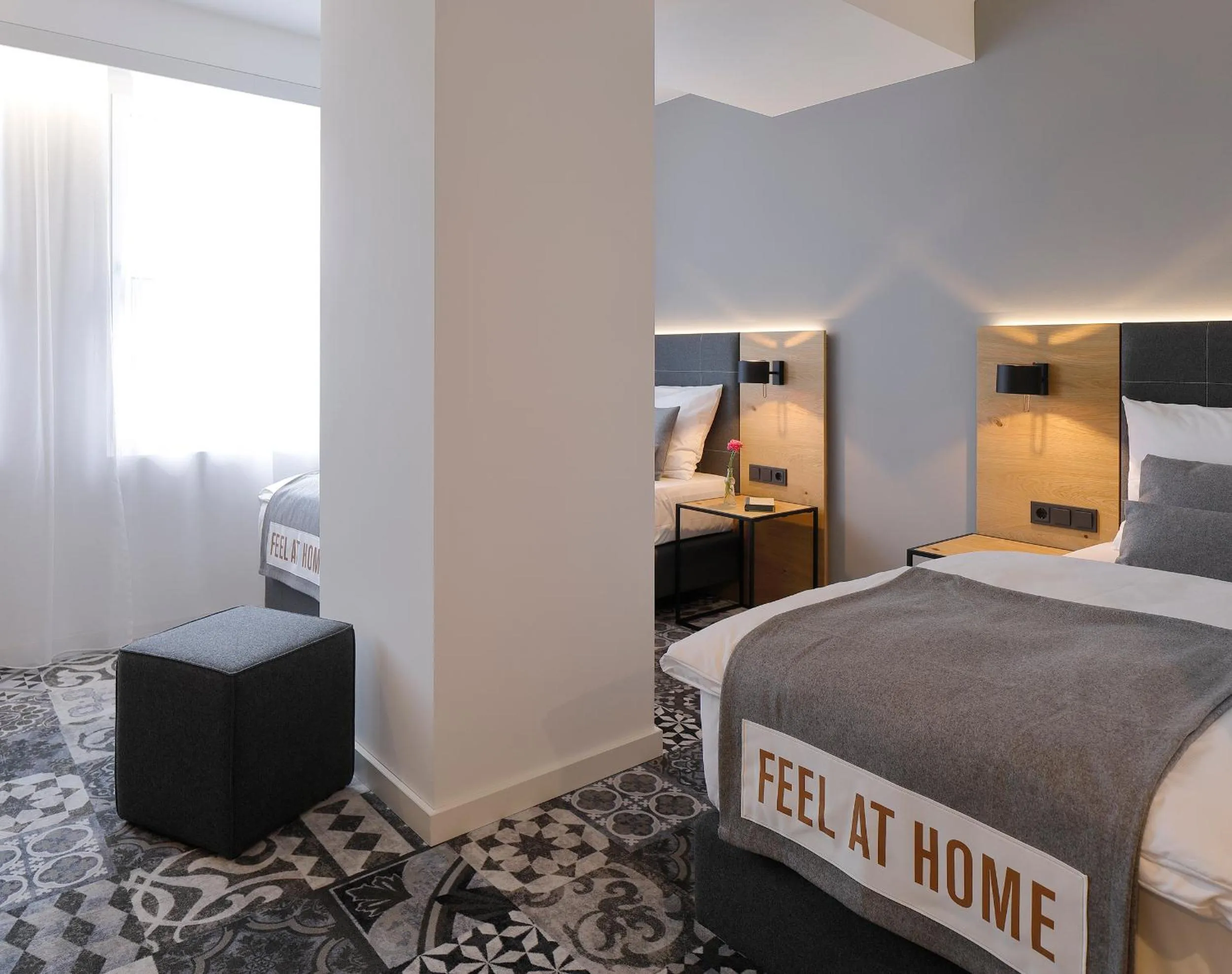 Photo of the whole room, Bed in Coffee Fellows Hotel Dortmund