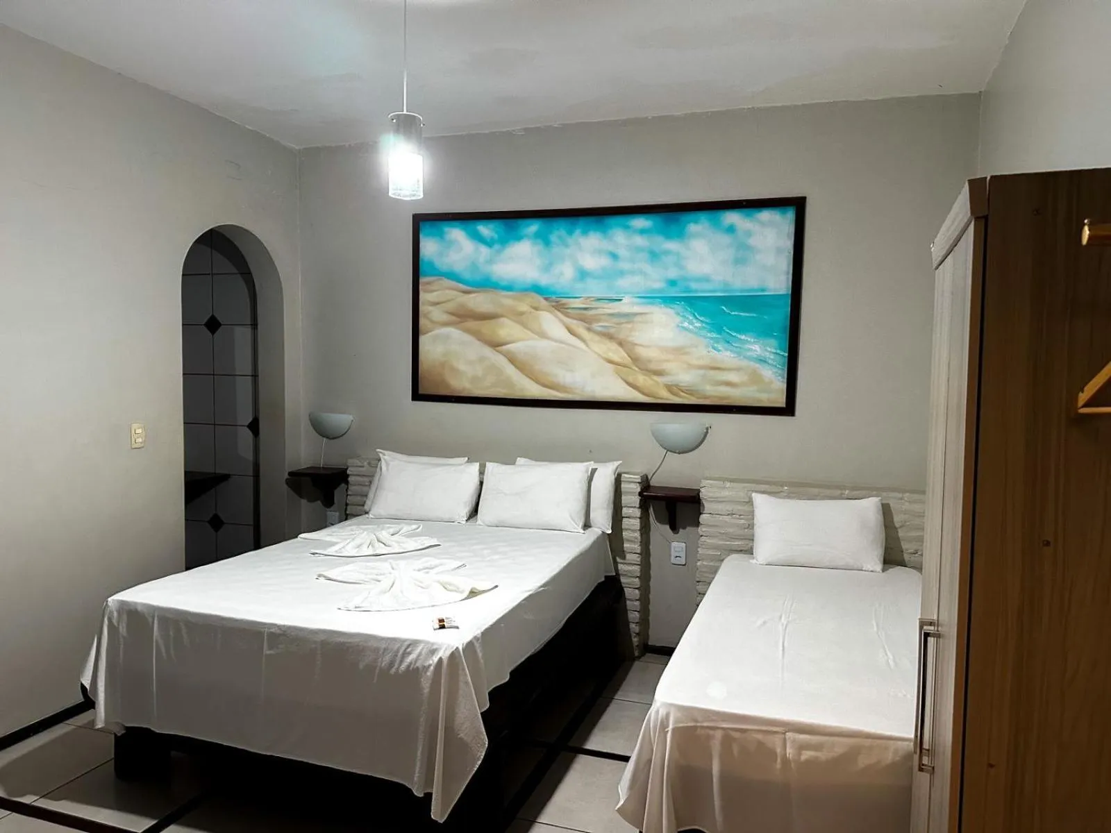 Photo of the whole room, Bed in Pousada Alternativa