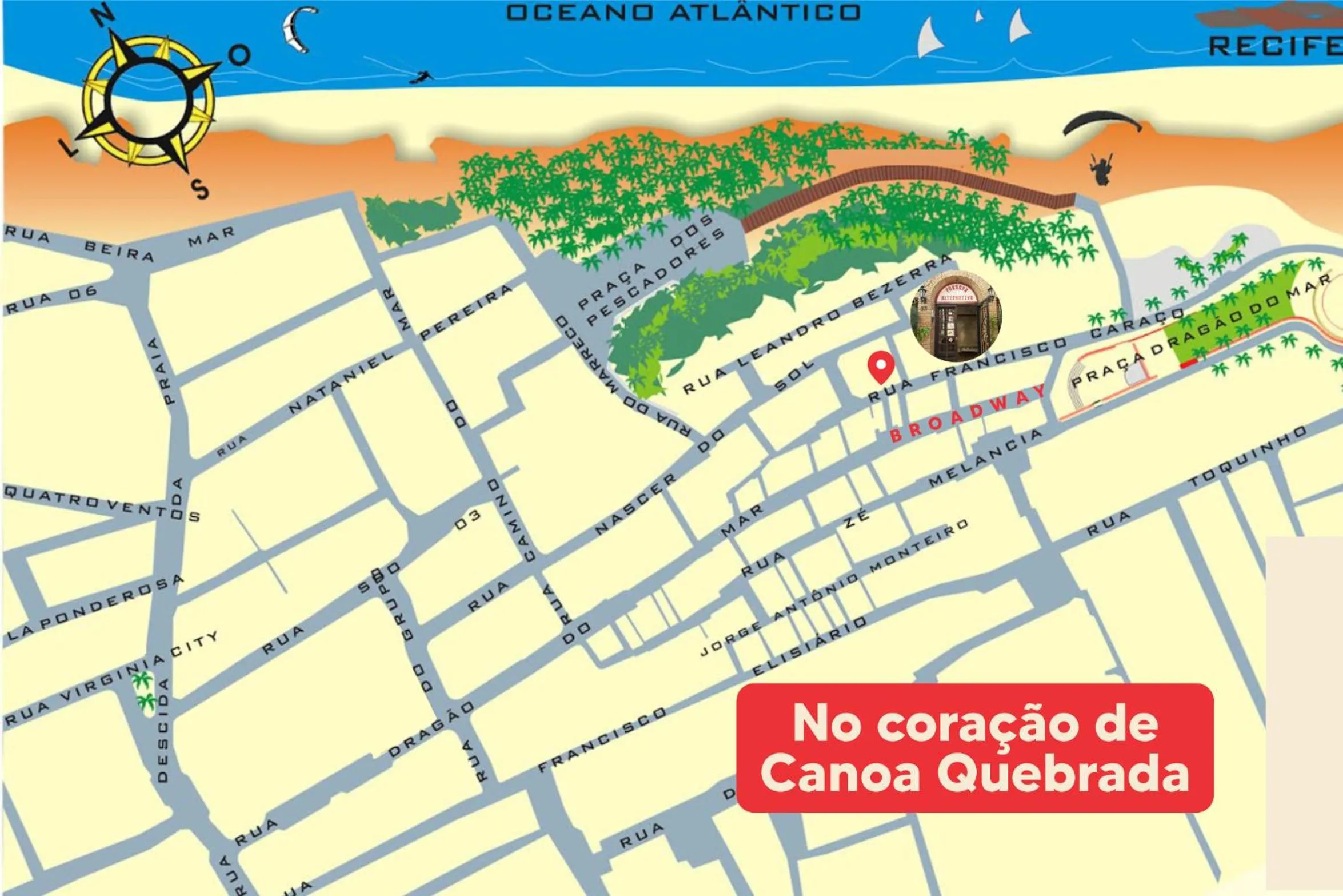 Location in Pousada Alternativa