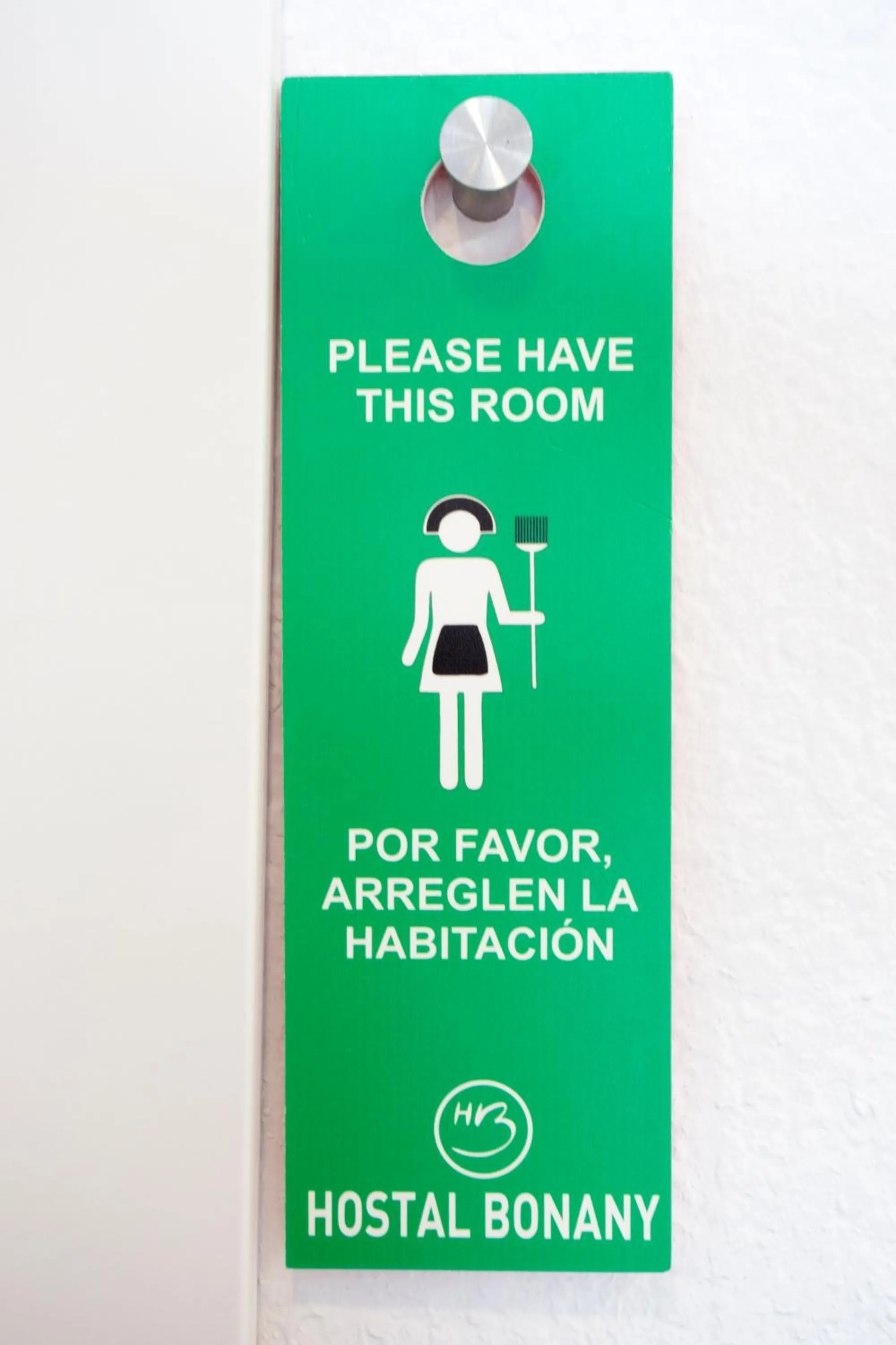 Logo/Certificate/Sign in Hostal Bonany