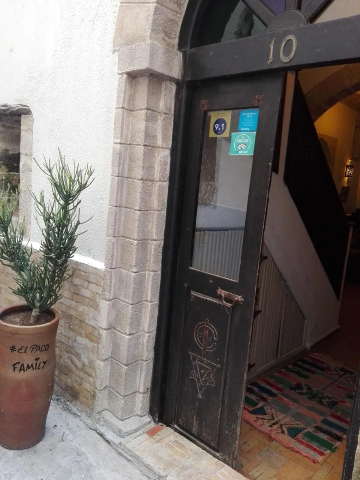 Facade/entrance in Dar El Paco