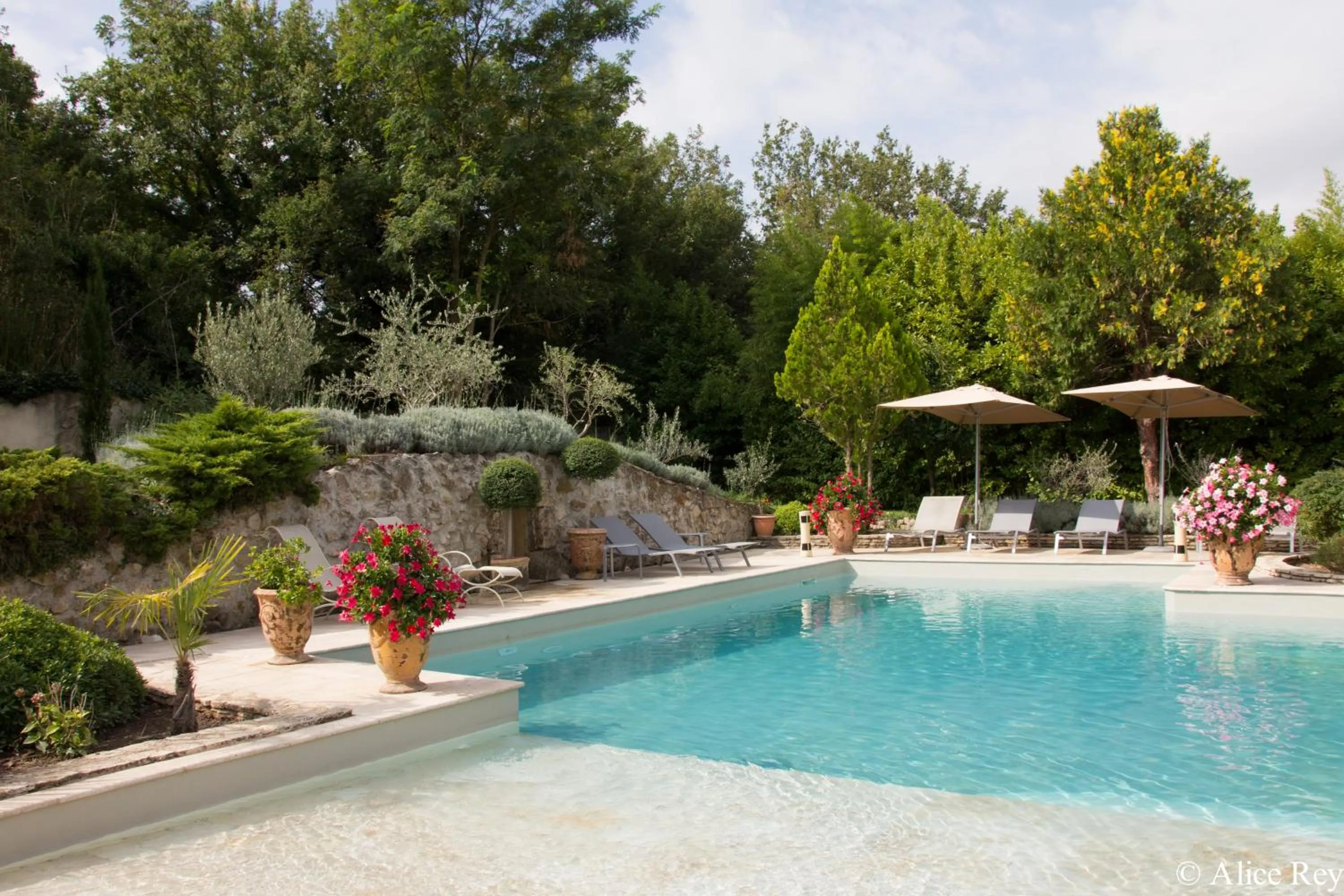 Swimming pool in Domaine de Mejeans - Teritoria