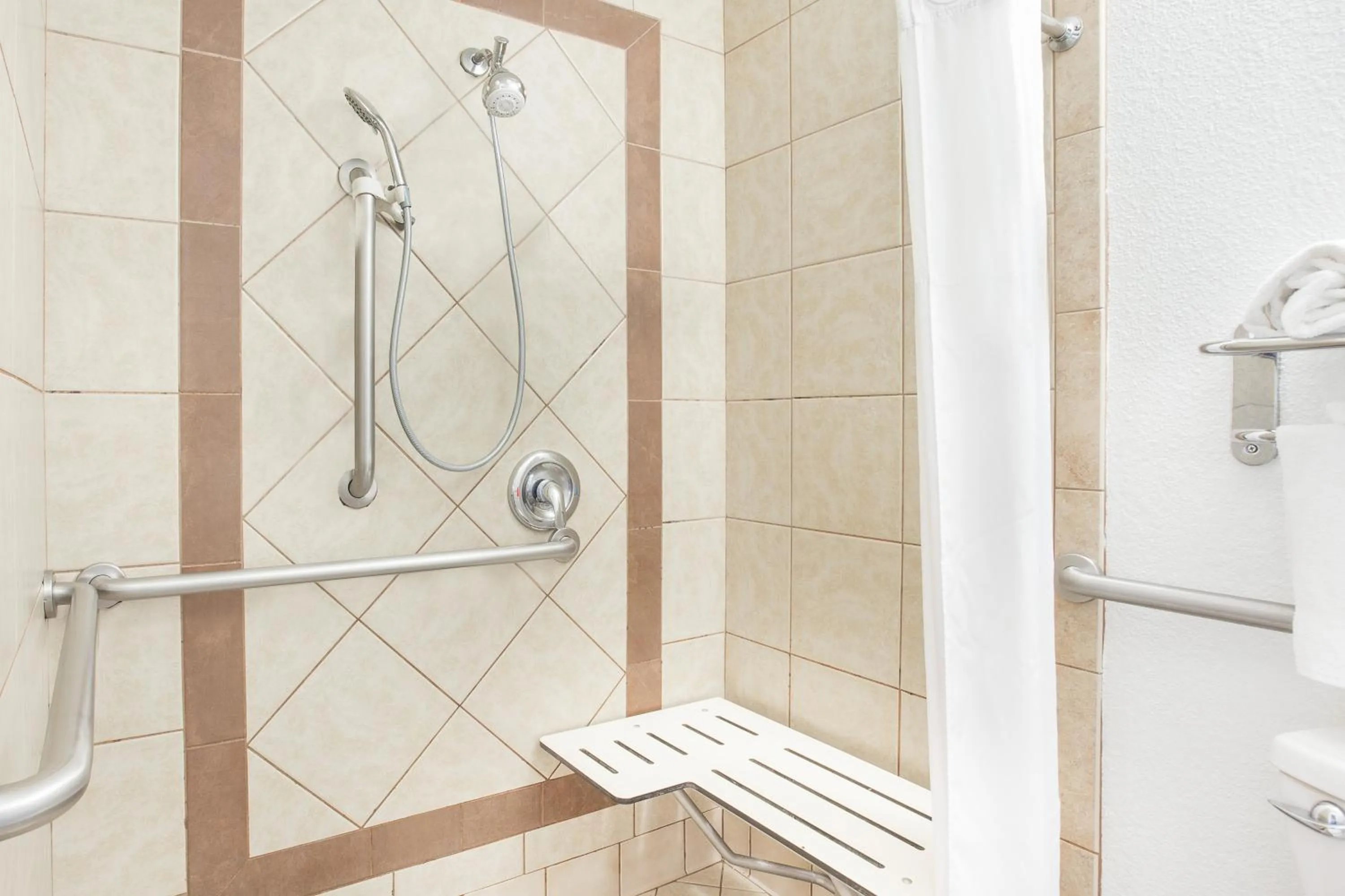 Shower in Days Inn by Wyndham Turlock