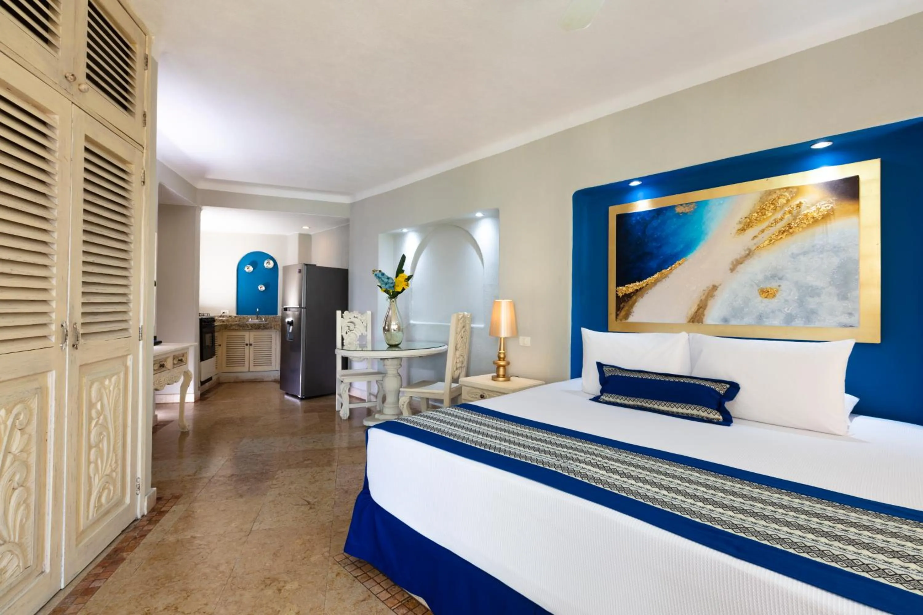 Photo of the whole room, Bed in Blue Chairs Beachfront Resort Puerto Vallarta - Adults Only