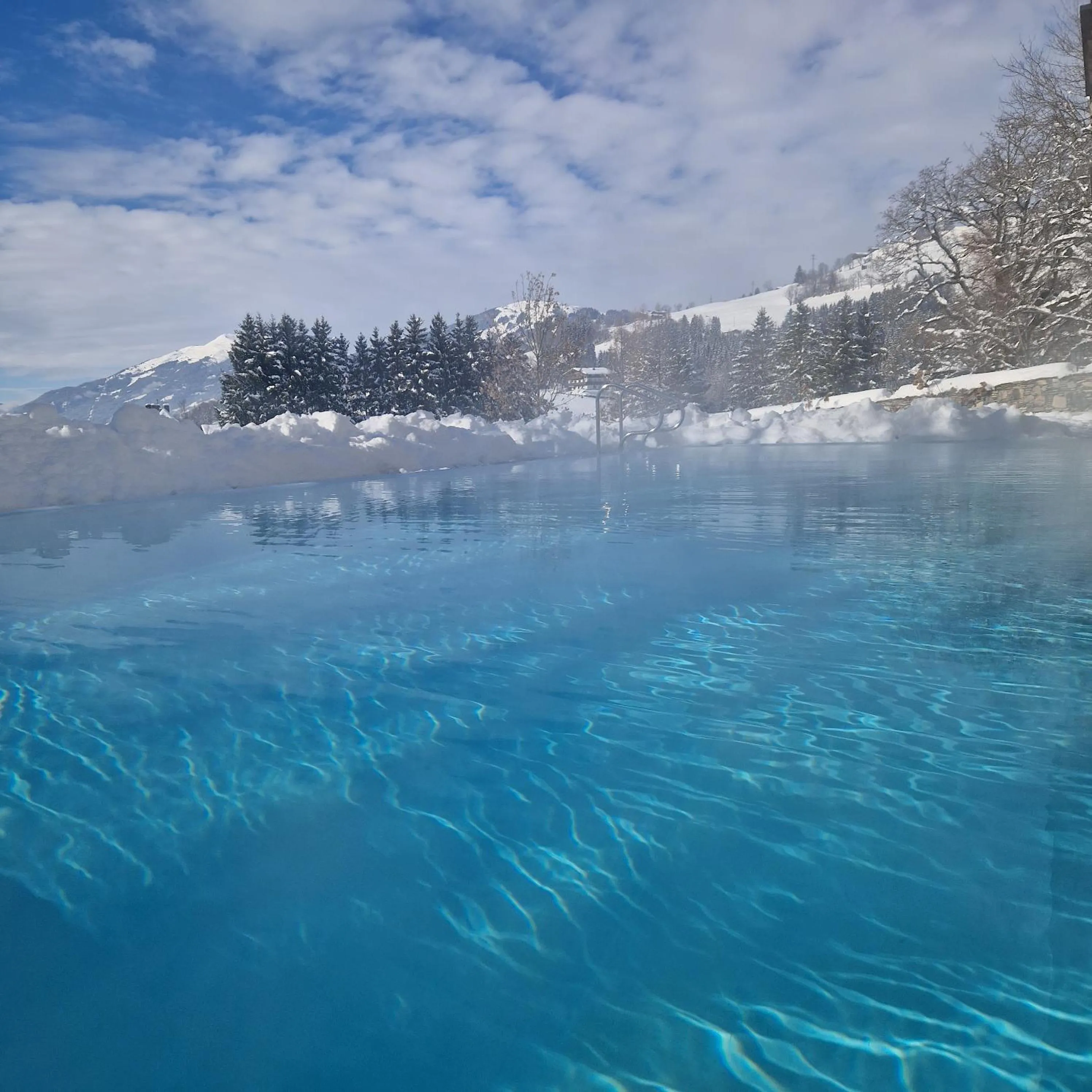 Swimming pool in Hotel Schloss Mittersill