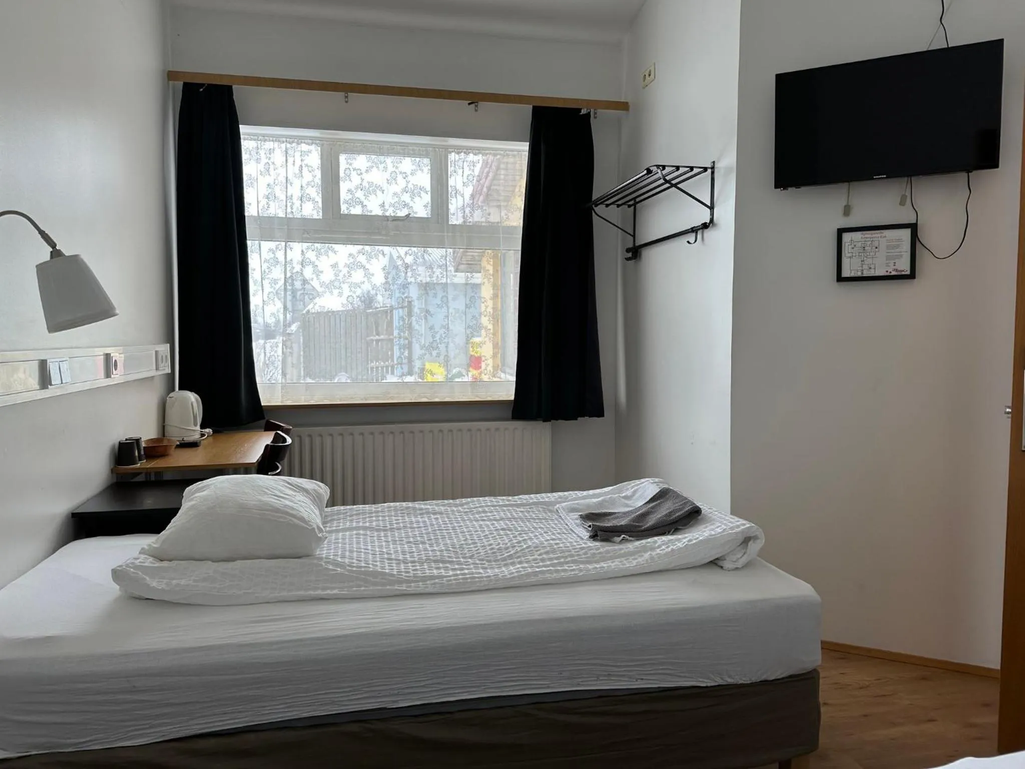 Bedroom, Bed in Kanslarinn Hostel