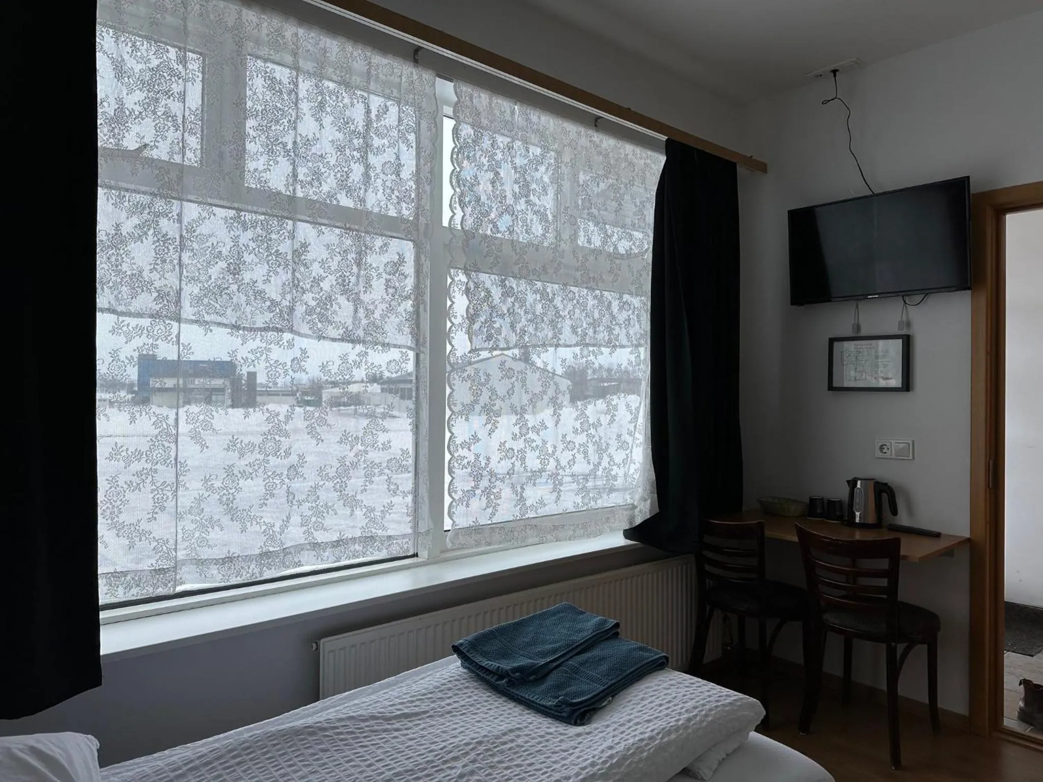 Bedroom, Bed in Kanslarinn Hostel