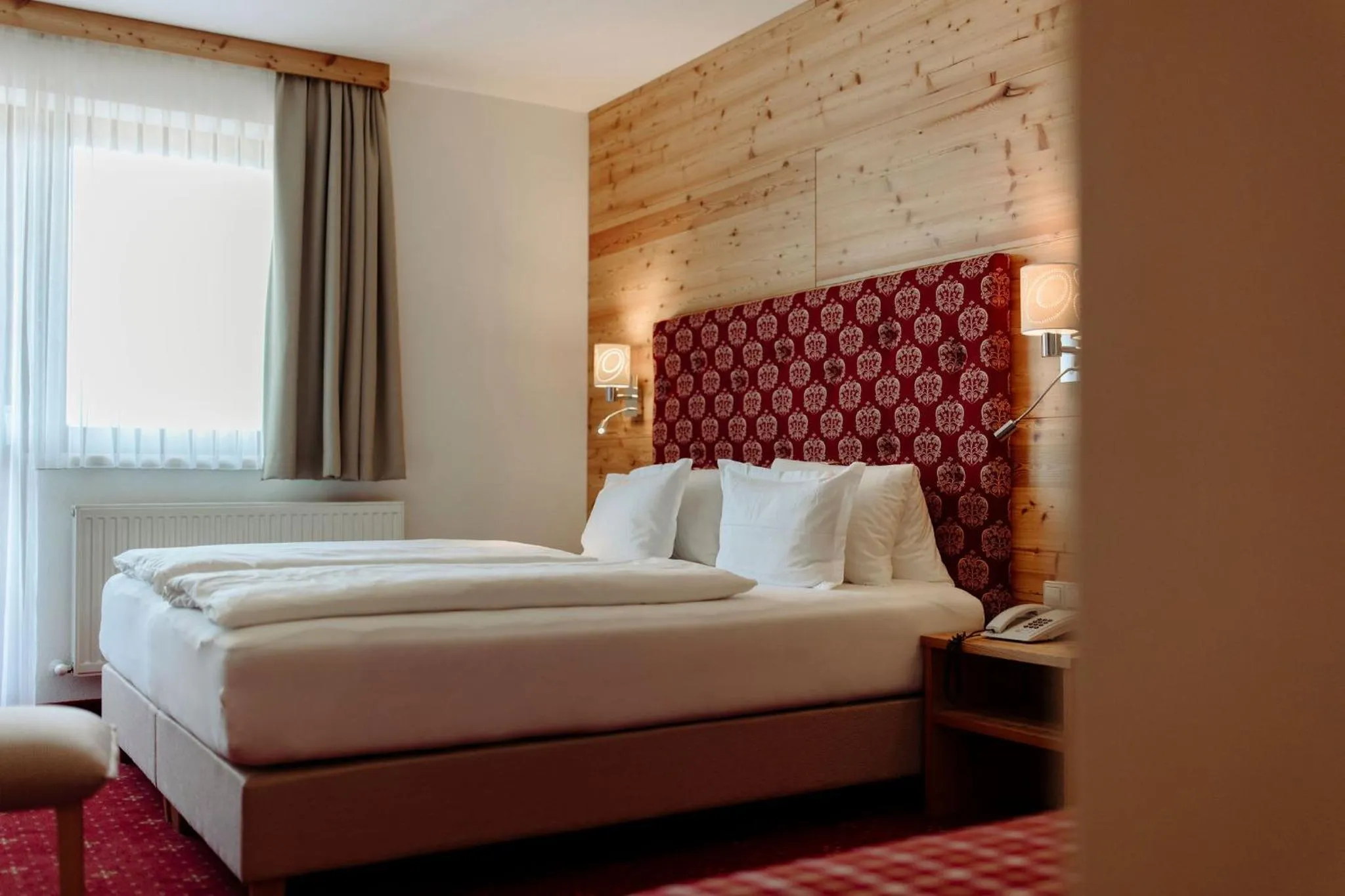 Bed in Hotel Waldfrieden
