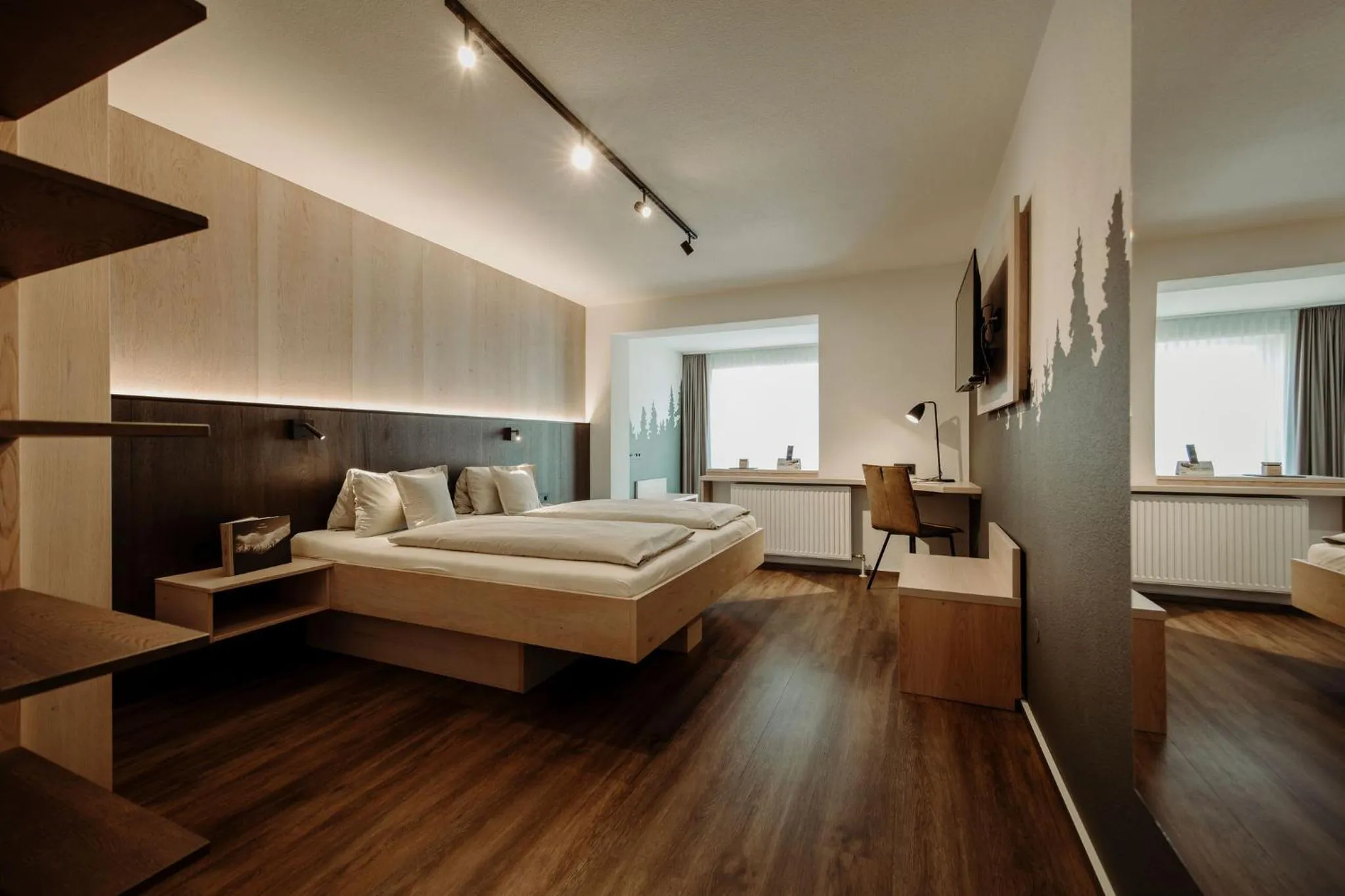 TV and multimedia, Bed in Hotel Waldfrieden