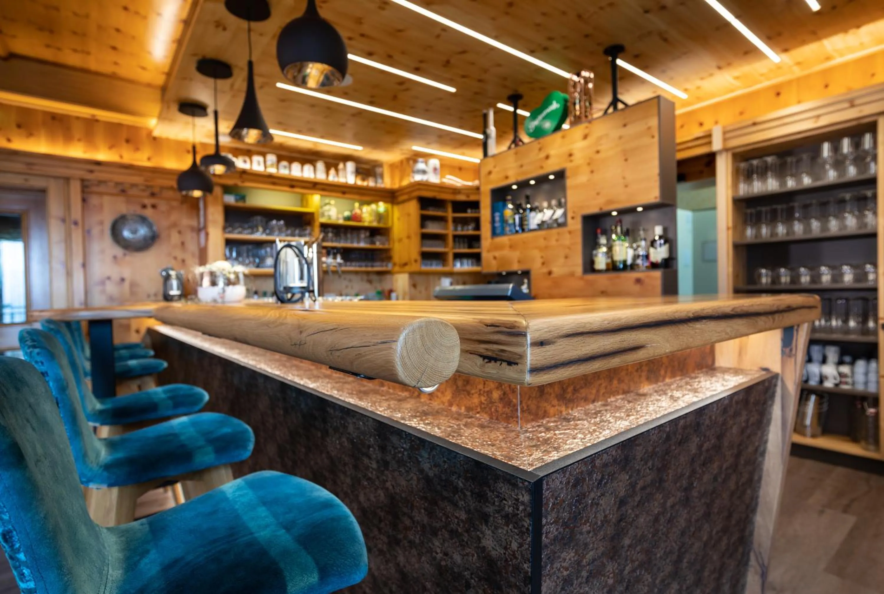 Lounge or bar in Hotel Waldfrieden