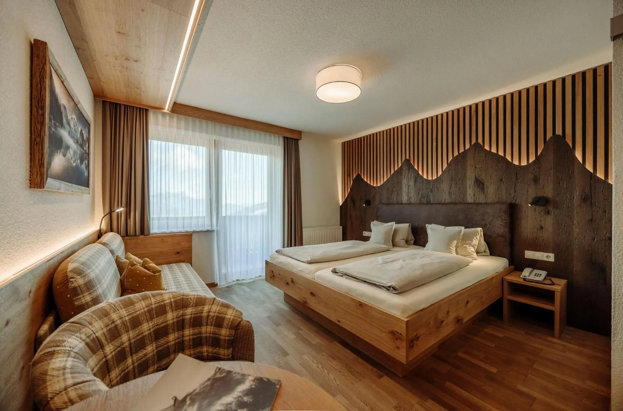 Bed in Hotel Waldfrieden