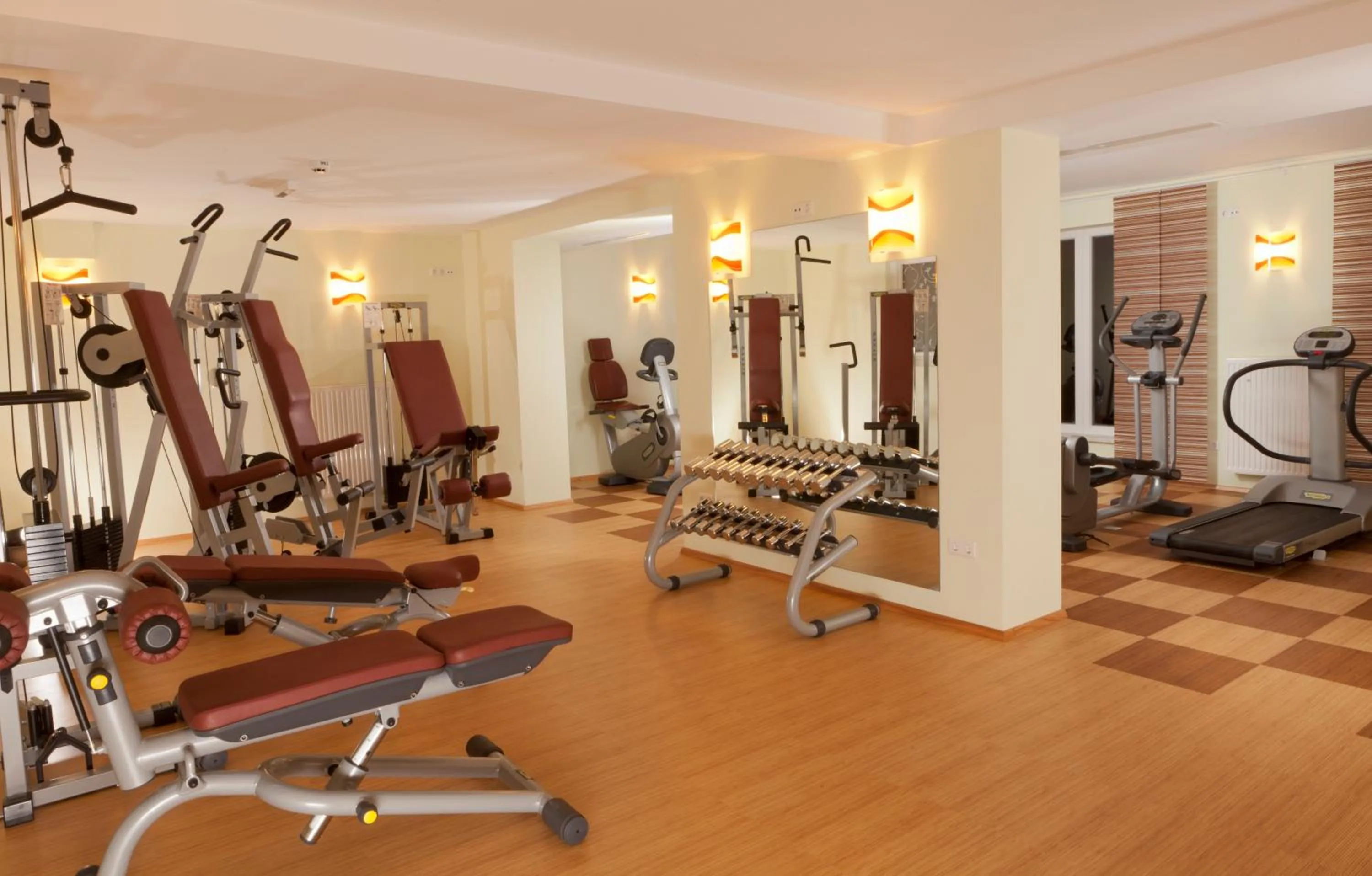 Fitness centre/facilities in Hotel Waldfrieden