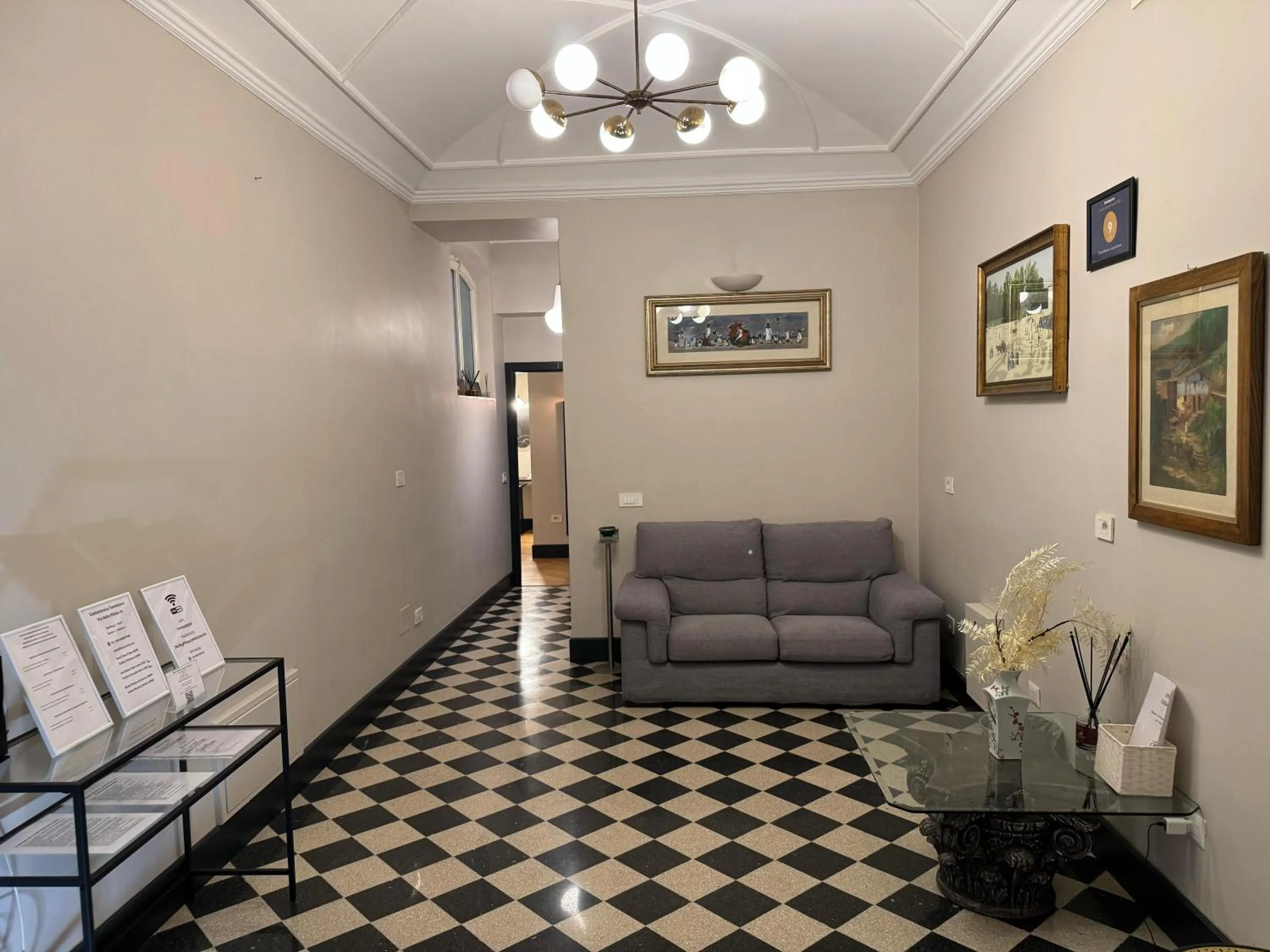 Living room in Santa Monica Townhouse