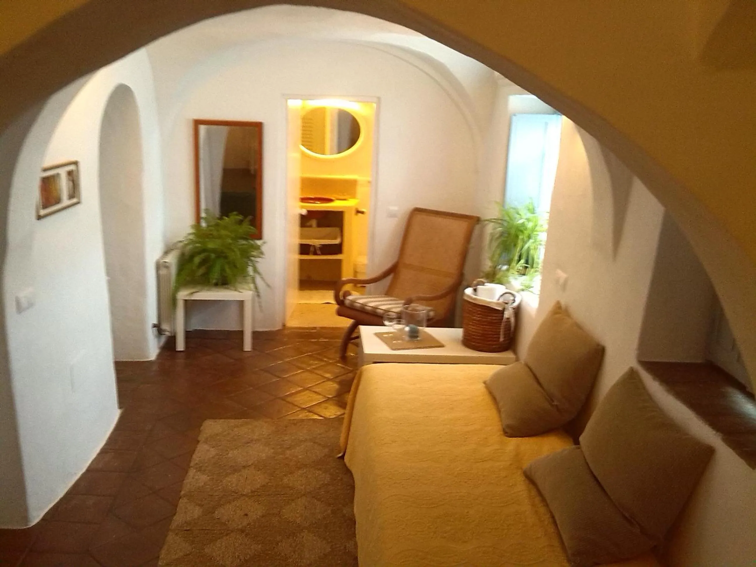 Bed in La Casa de Bovedas Charming Inn