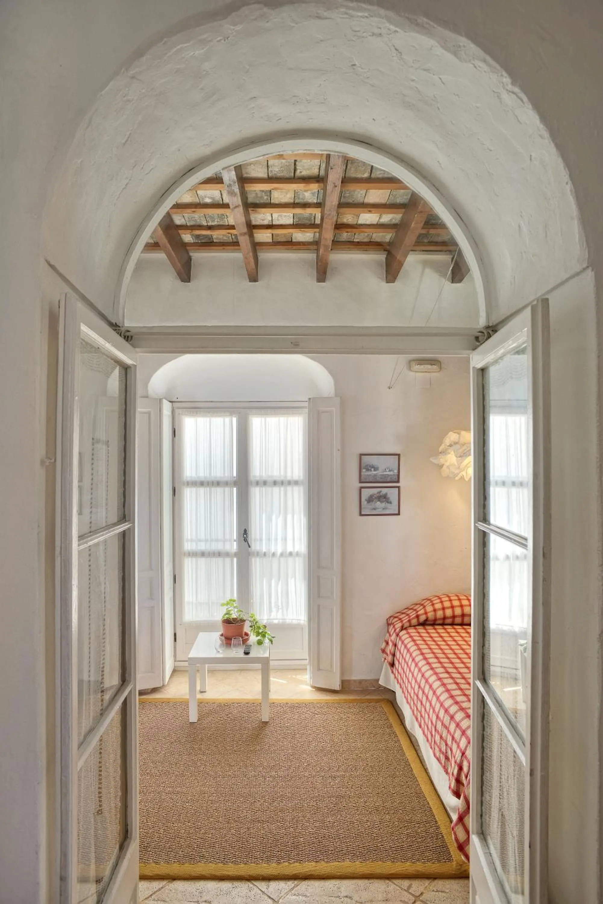 Bed in La Casa de Bovedas Charming Inn