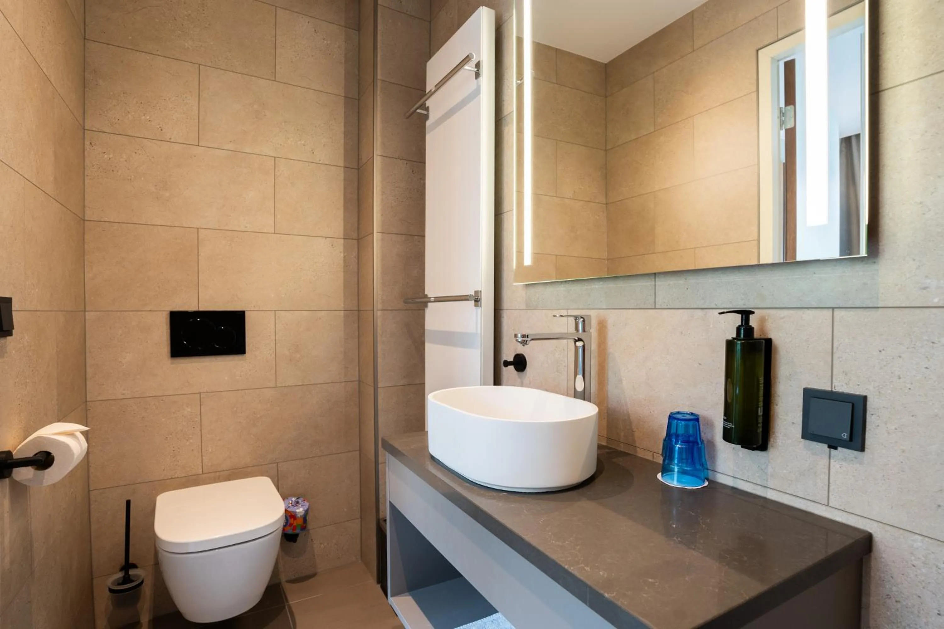 Bathroom in Hotel Kontakt der Kontinenten