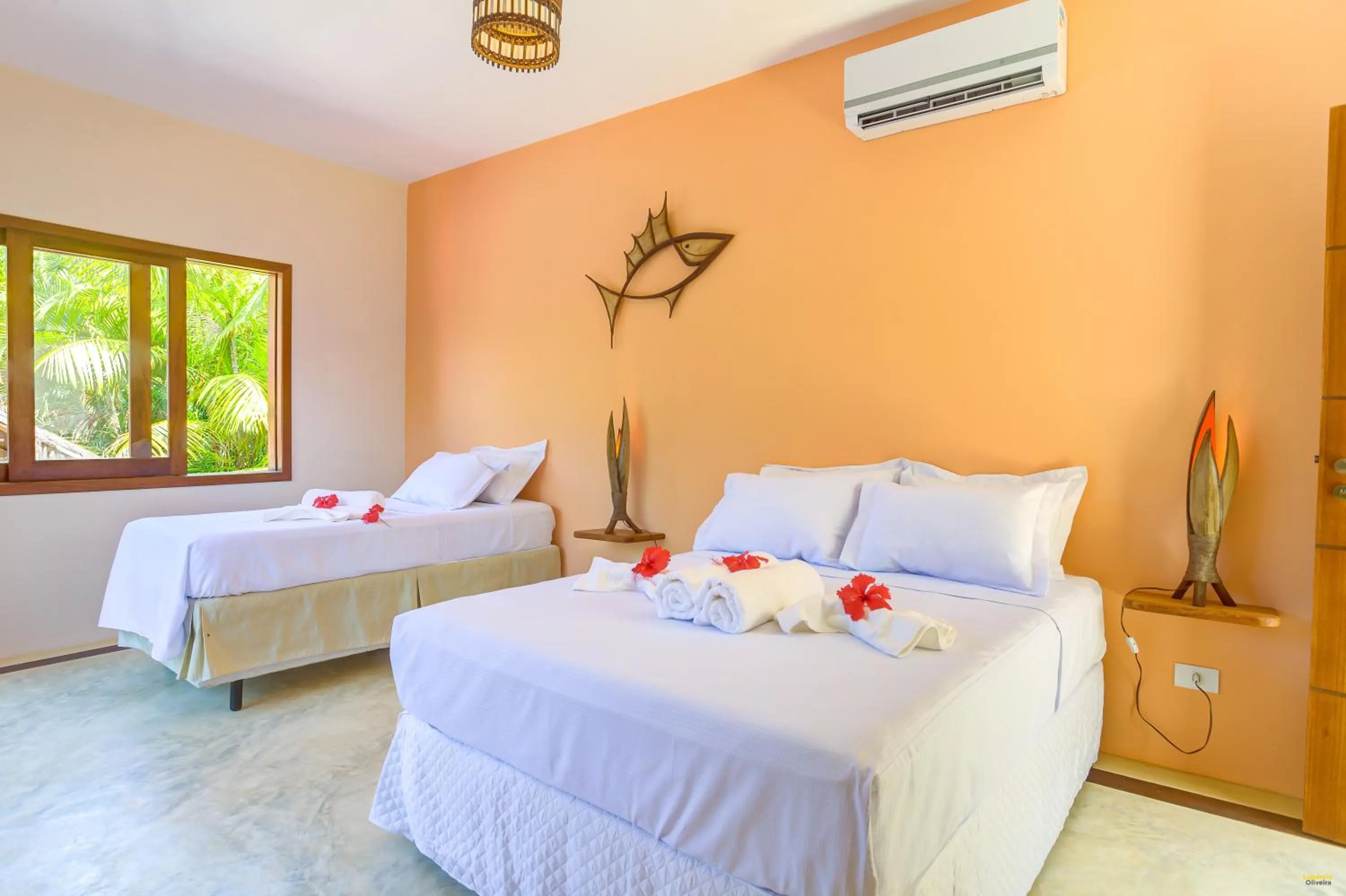 Bedroom, Bed in Raio de Sol Pousada