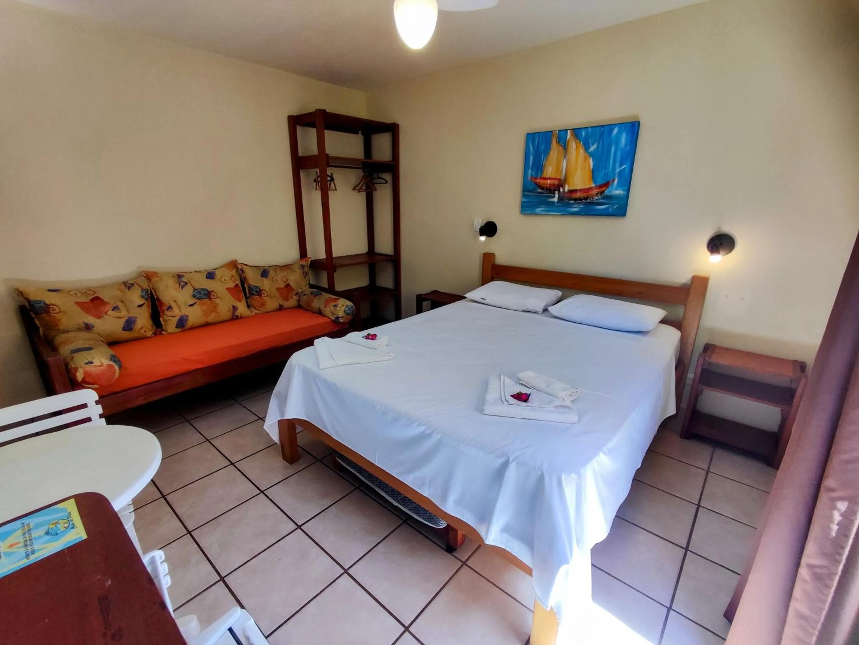 Bedroom, Bed in Pousada Casa na Praia