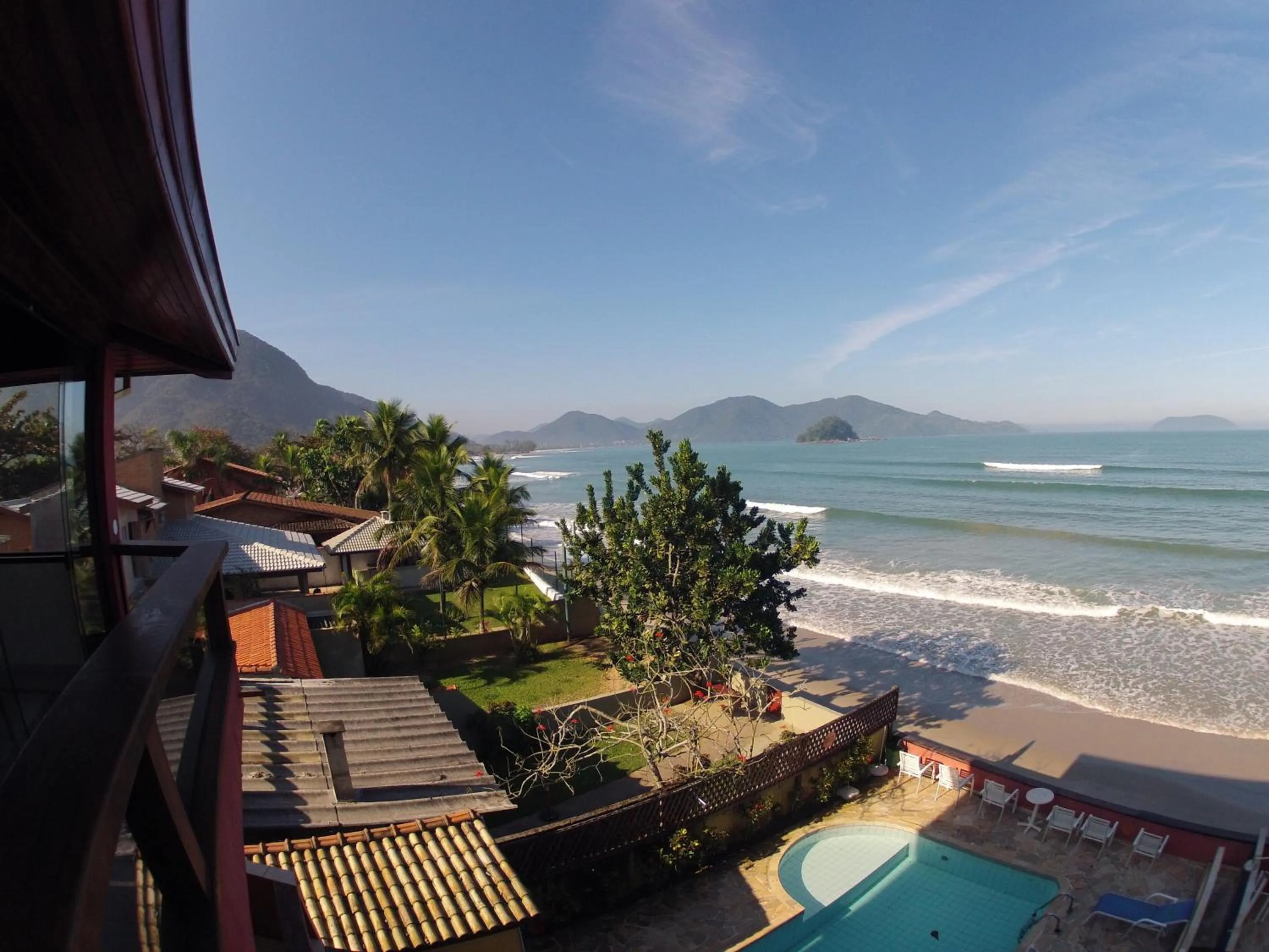 Balcony/Terrace in Pousada Casa na Praia