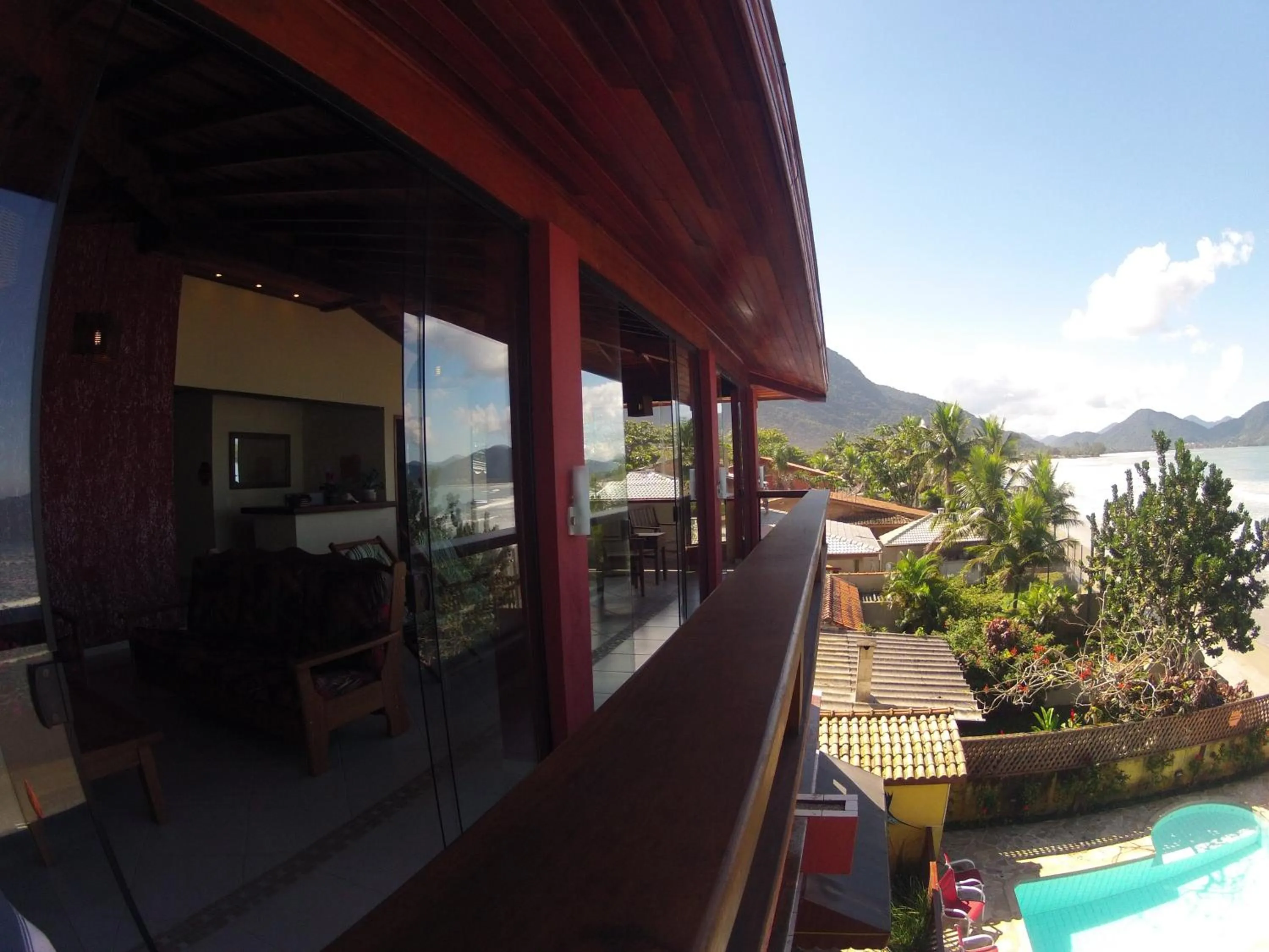 Balcony/Terrace in Pousada Casa na Praia